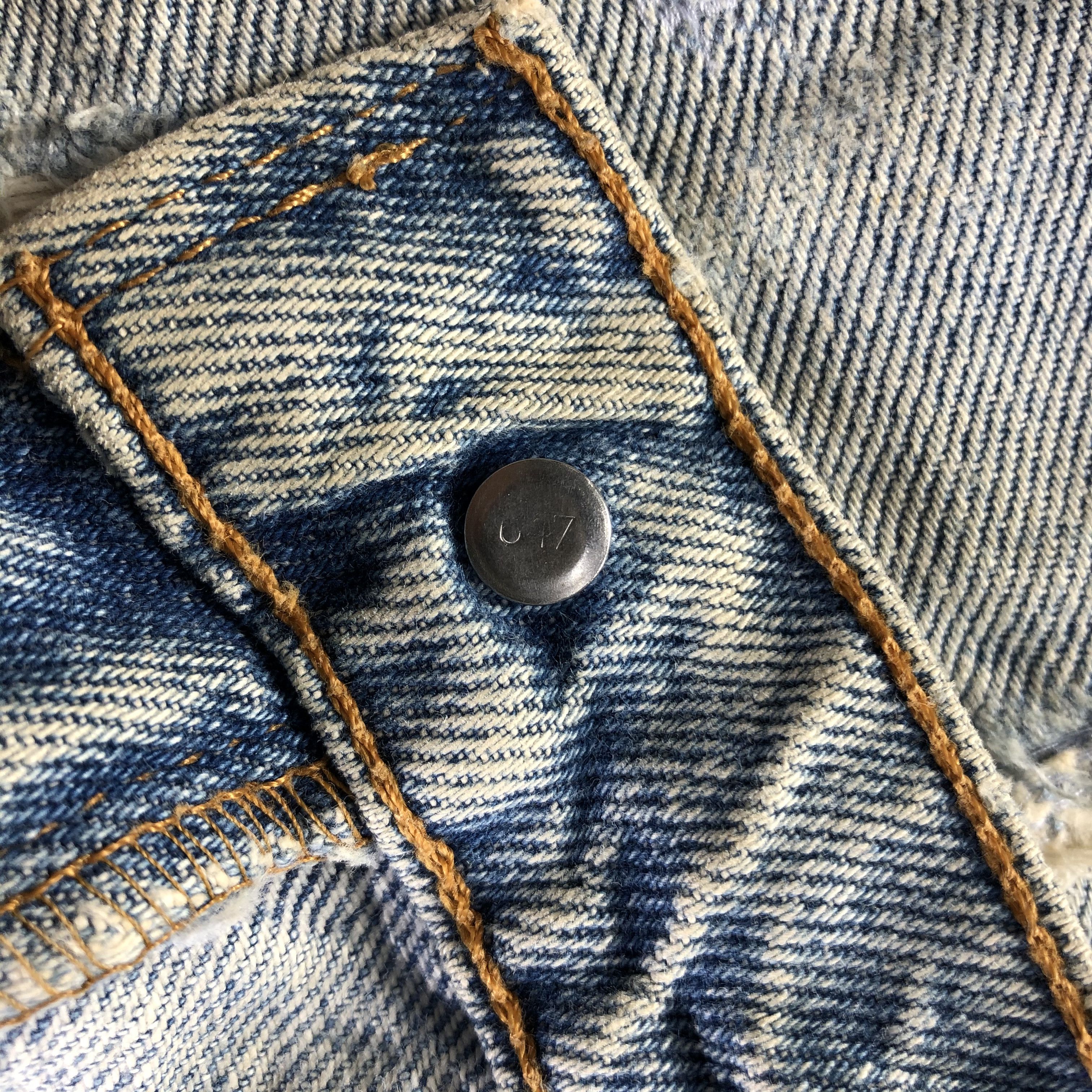 Levi's × Vintage Vintage Light Wash Levis 505 Skirt-J3737 Size 31" - 10 Thumbnail