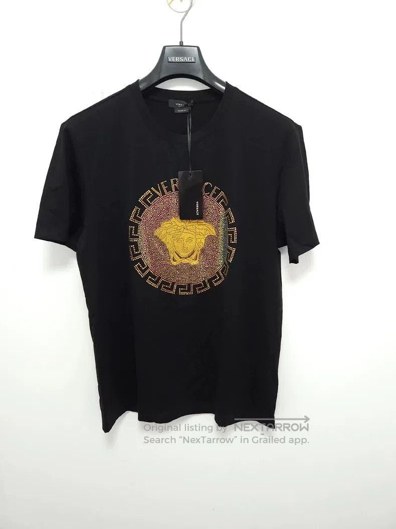 Versace Versace Crystal Embellished Short Sleeve Tee . Size M / US 6-8 / IT 42-44 - 1 Thumbnail