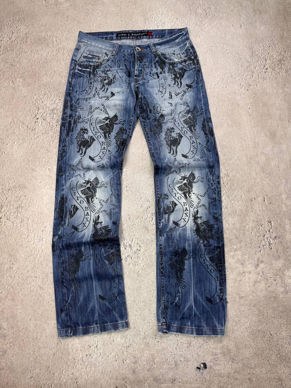 VTG *HYSTERIC GLAMOUR JUNYA WATANABE STYLE FLARED JEANS 90S