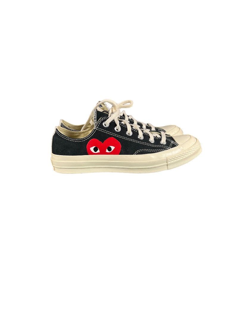 Comme des Garcons CDG PLAY x Converse Low – Black / Red Heart – Size 8 Size US 8 / EU 41 - 1 Thumbnail