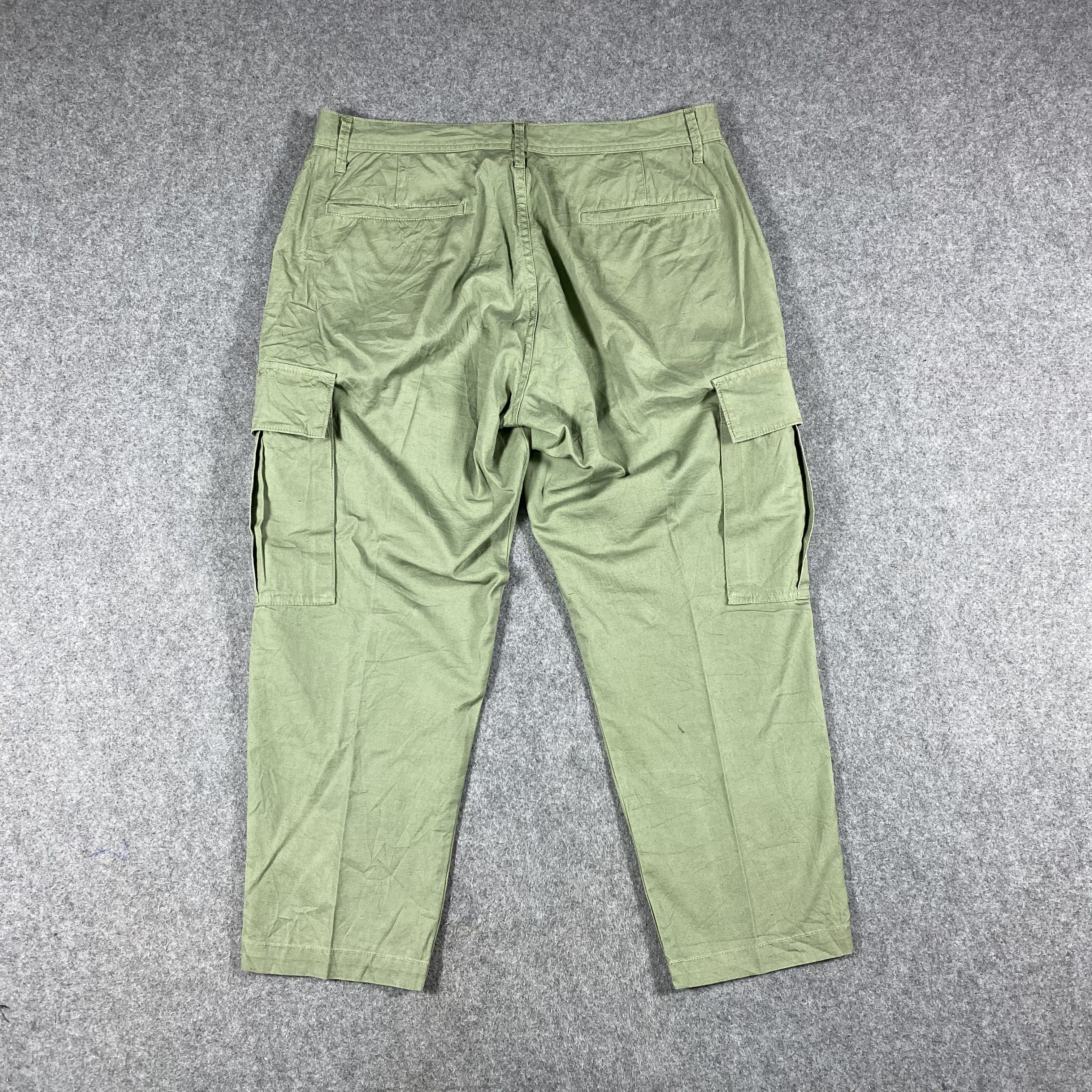 Japanese Brand Japanese Brand Back Number Multipocket Tactical Cargo Pants Size US 33 - 9 Thumbnail