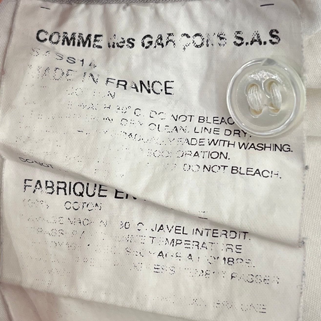 Comme des Garcons SHIRT × Supreme Collab Baseball Short Sleeve Shirt Size US S / EU 44-46 / 1 - 3 Thumbnail