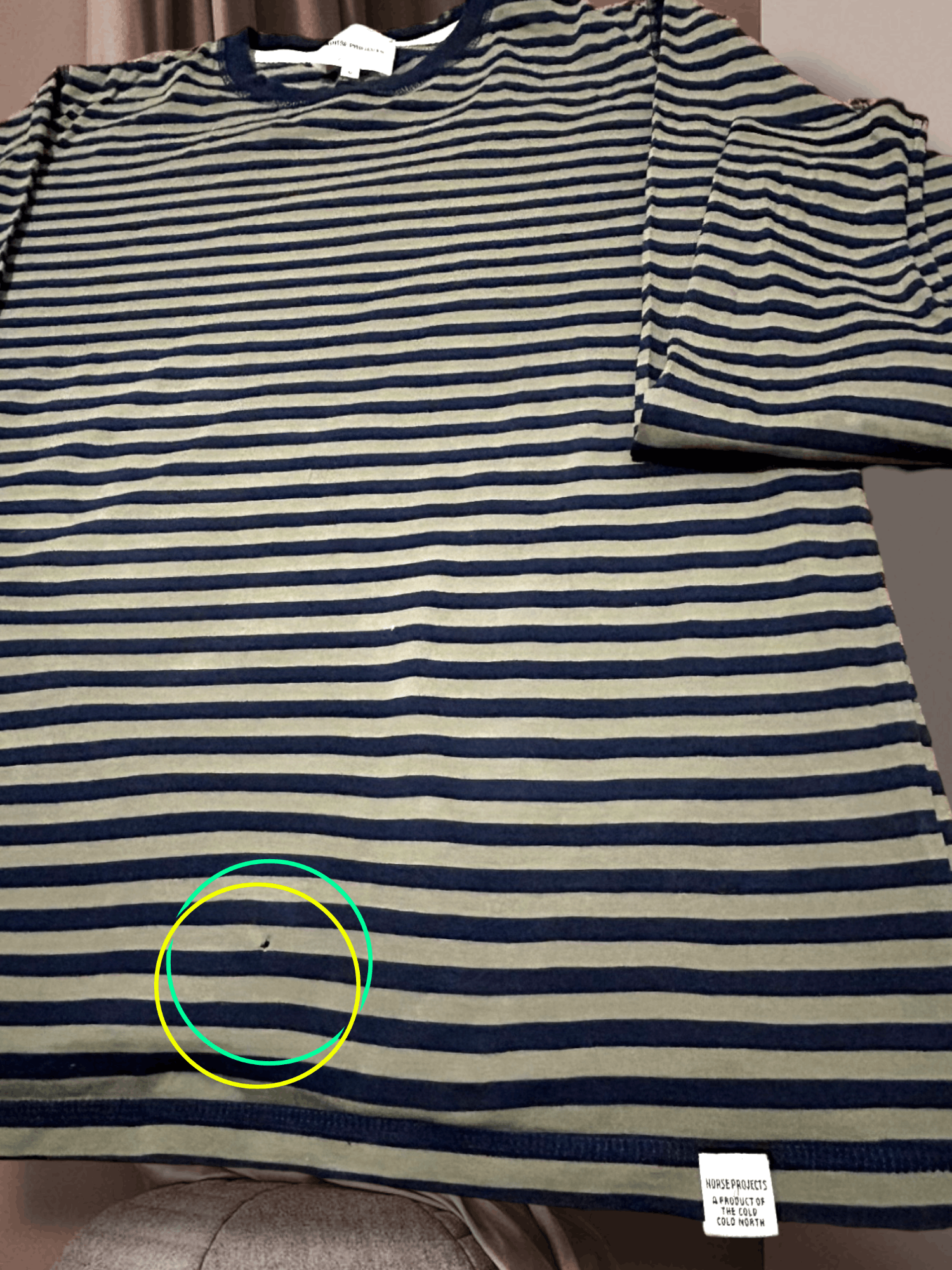 Levi's Norse Projects Ruben Compact Stripe Longsleeve Rugby Tee Size US M / EU 48-50 / 2 - 3 Thumbnail