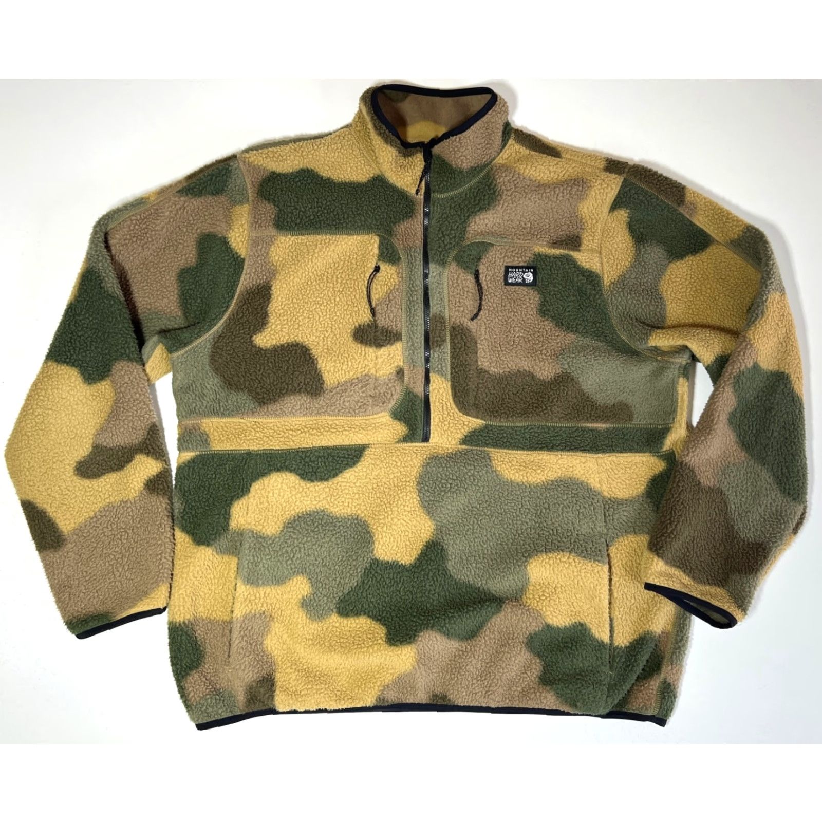 Mountain Hardwear Men’s Mountain Hardwear HiCamp 1/2 Zip Fleece Pullover Camouflage Print Sz 2XL Jacket Mens Size US XXL / EU 58 / 5 - 4 Thumbnail