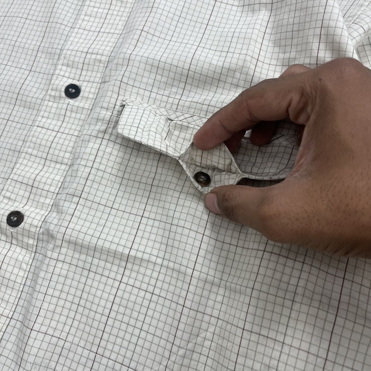 Issey Miyake Vintage Im Product Issey Miyake Plaid Pocket Button Up Shirt Size US S / EU 44-46 / 1 - 5 Thumbnail