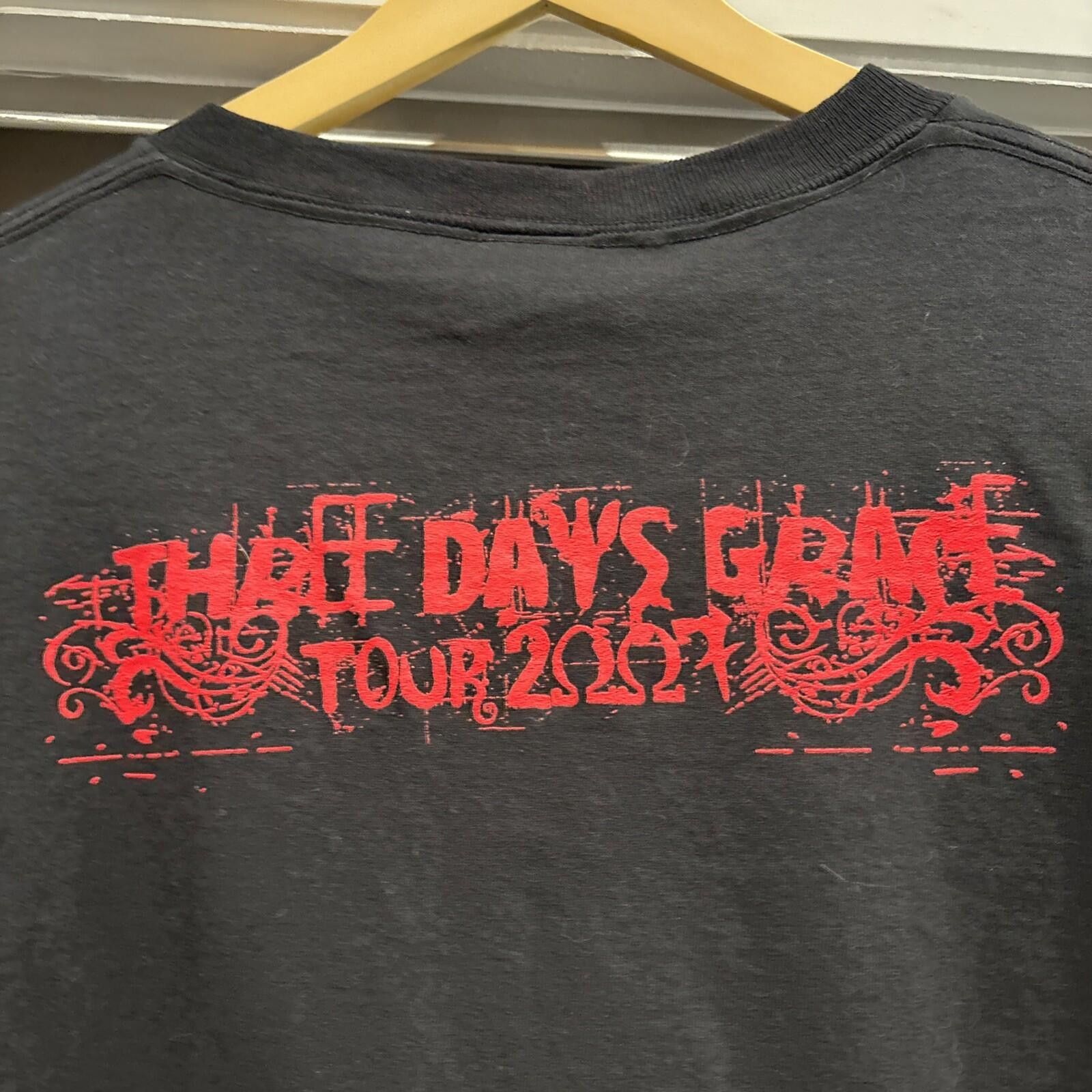 Grateful Dead Vintage 2007 Three Days Grace Feel Pain Band T-shirt Size US XL / EU 56 / 4 - 5 Thumbnail