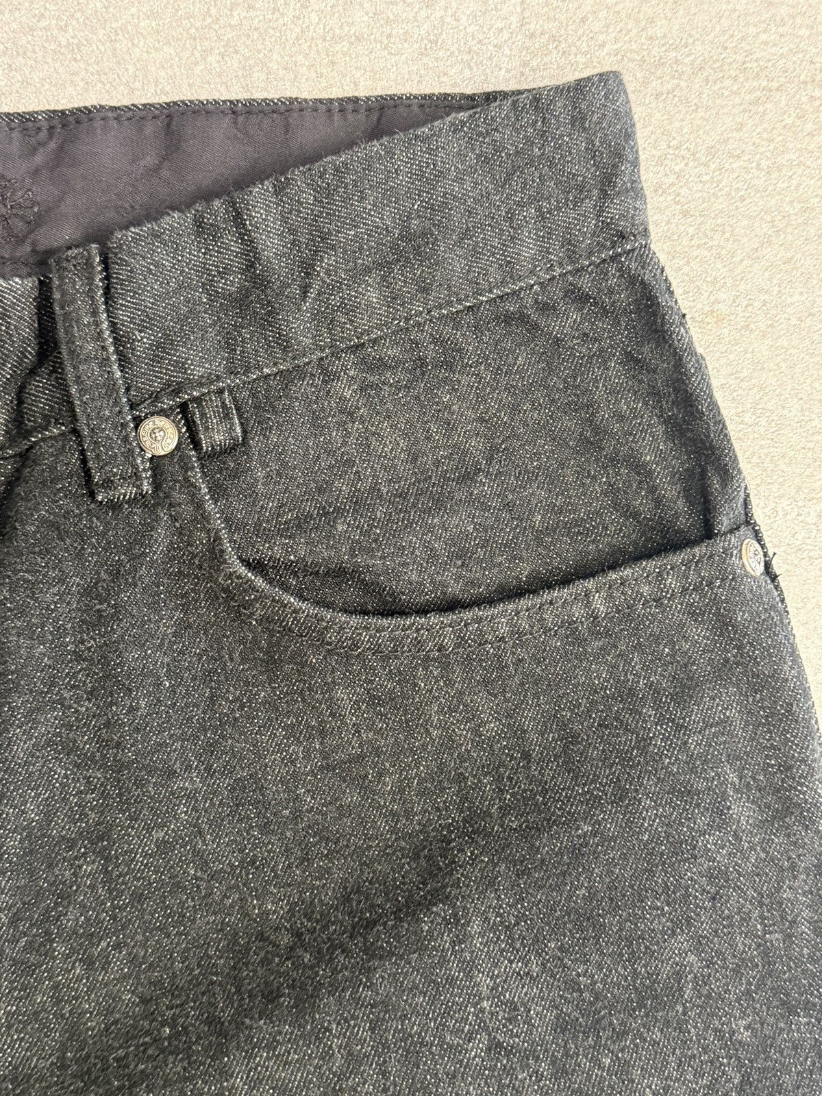 Chrome Hearts Chrome Hearts Fleur Knee Star Patch Denim Sz 34 NEW Size US 34 / EU 50 - 6 Thumbnail