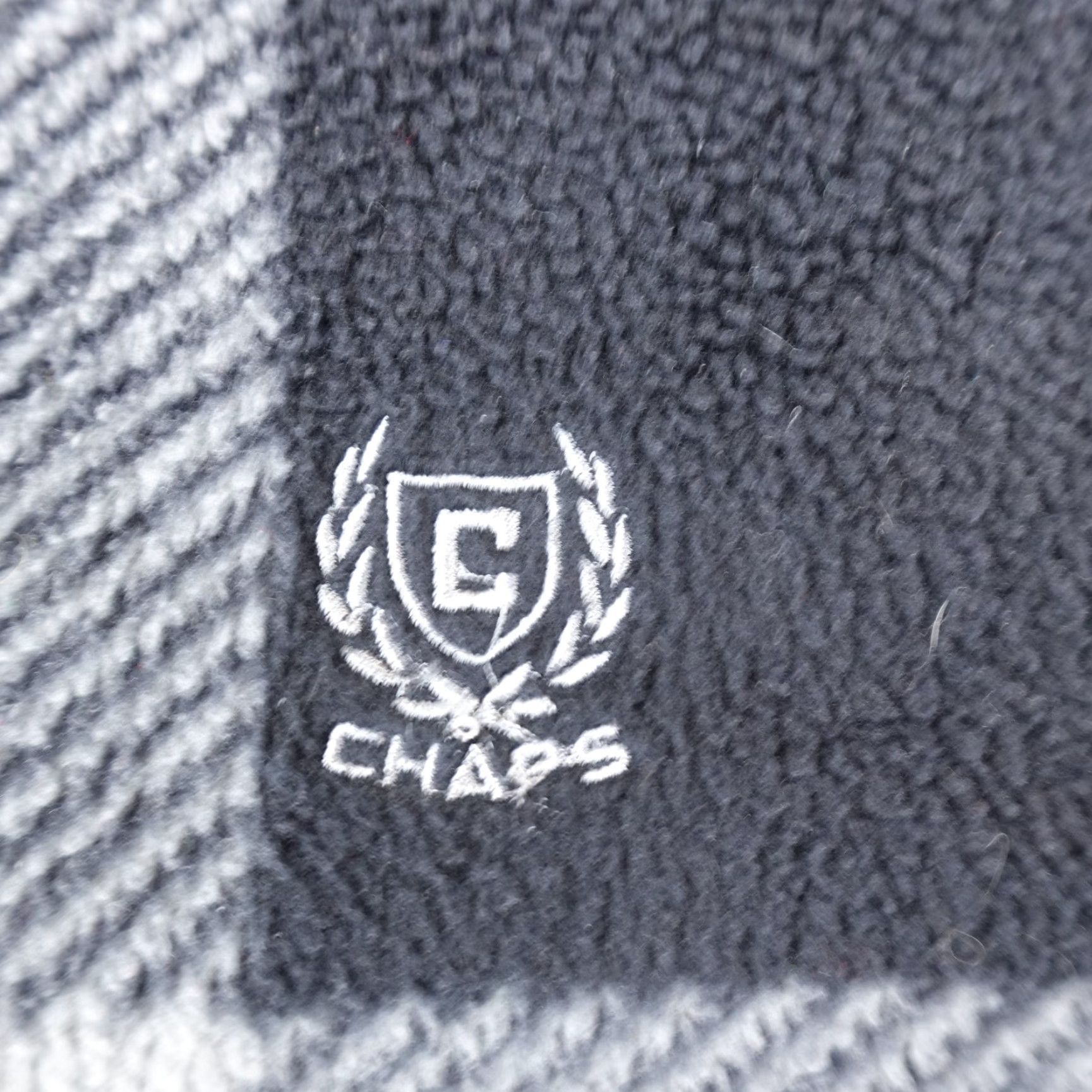 Polo Ralph Lauren Ralph Lauren Chaps Sweater Mens M Gray Black Fleece Pullover Zip Sweatshirt Size US M / EU 48-50 / 2 - 2 Thumbnail
