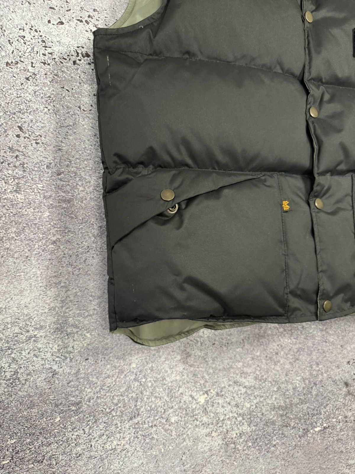 Alpha Industries × Vintage Rare Alpha Industries Down Puffer Vests USA Small Size US S / EU 44-46 / 1 - 6 Thumbnail