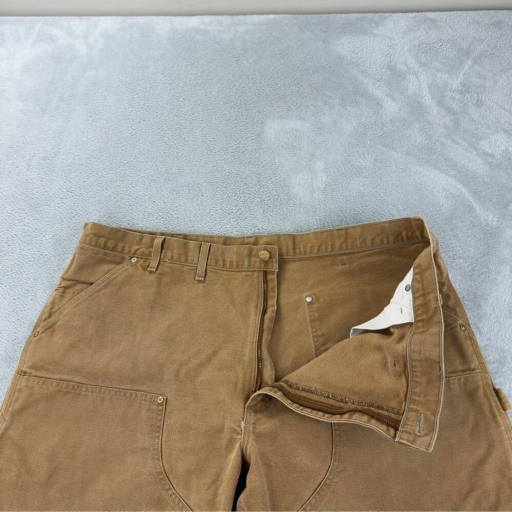 Carhartt Vintage Carhartt Men's Size 42x27 B01 BRN Tan Double Knee Pa Size US 30 / EU 46 - 9 Thumbnail