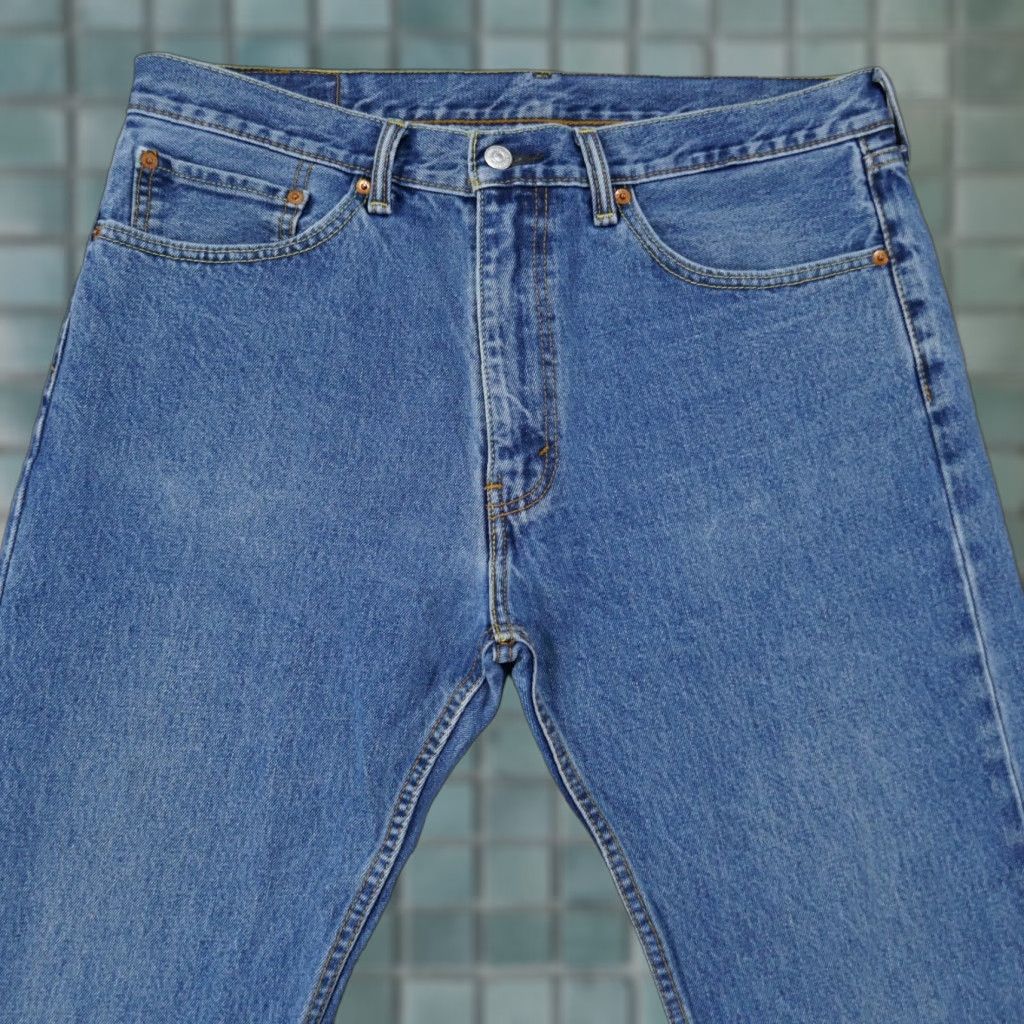 Levi's Levi's 505 Jeans Mens 36x32 Regular Straight Med Wash Size US 36 / EU 52 - 1 Thumbnail