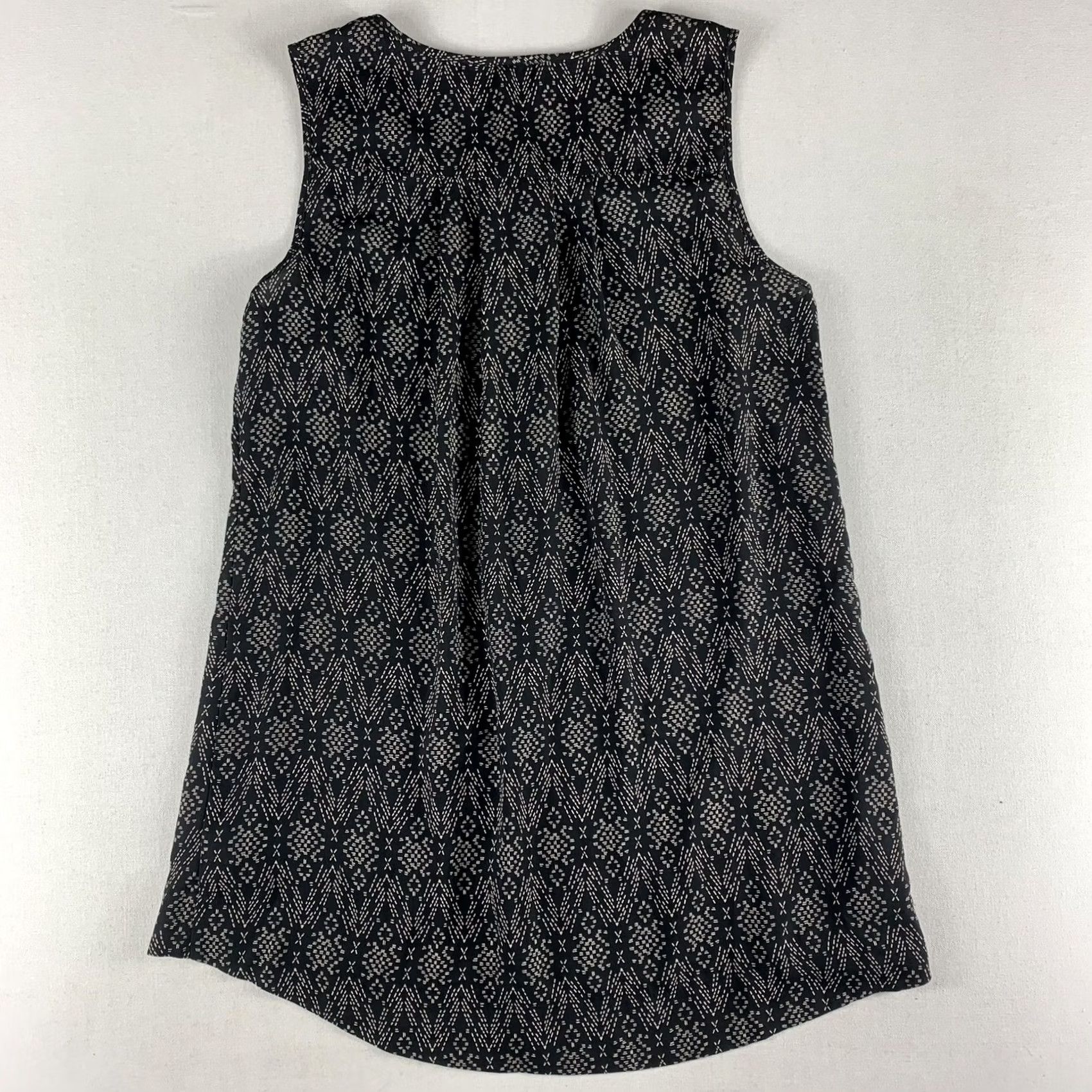 Native DANIEL RAINN Blouse Sleeveless Black Polyester M Women's Pullover Geometric Native Concrete? Size M / US 6-8 / IT 42-44 - 5 Thumbnail