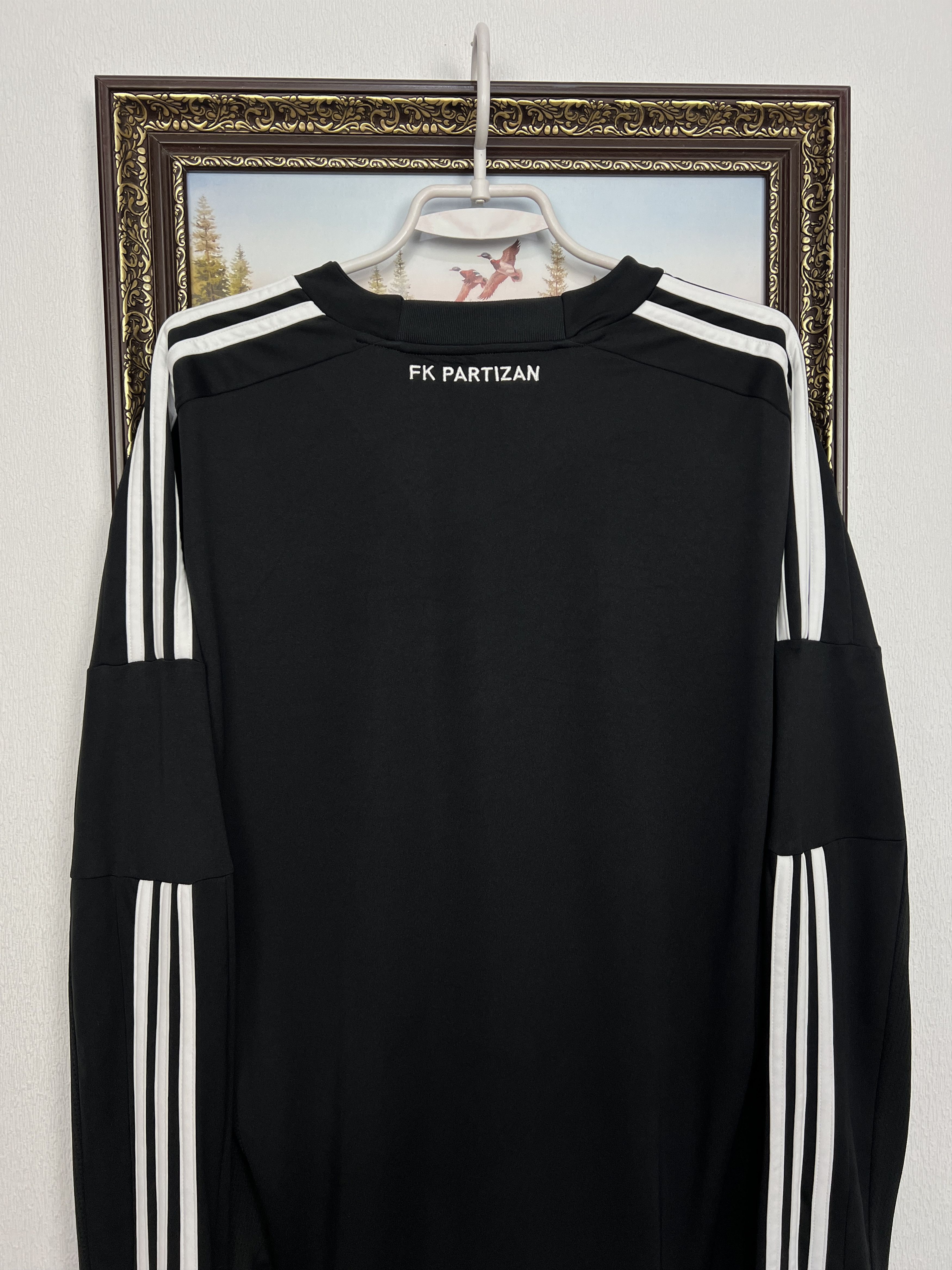 Adidas Partizan Belgrade football shirt Soccer Long Sleeve Jersey Size US XL / EU 56 / 4 - 8 Thumbnail