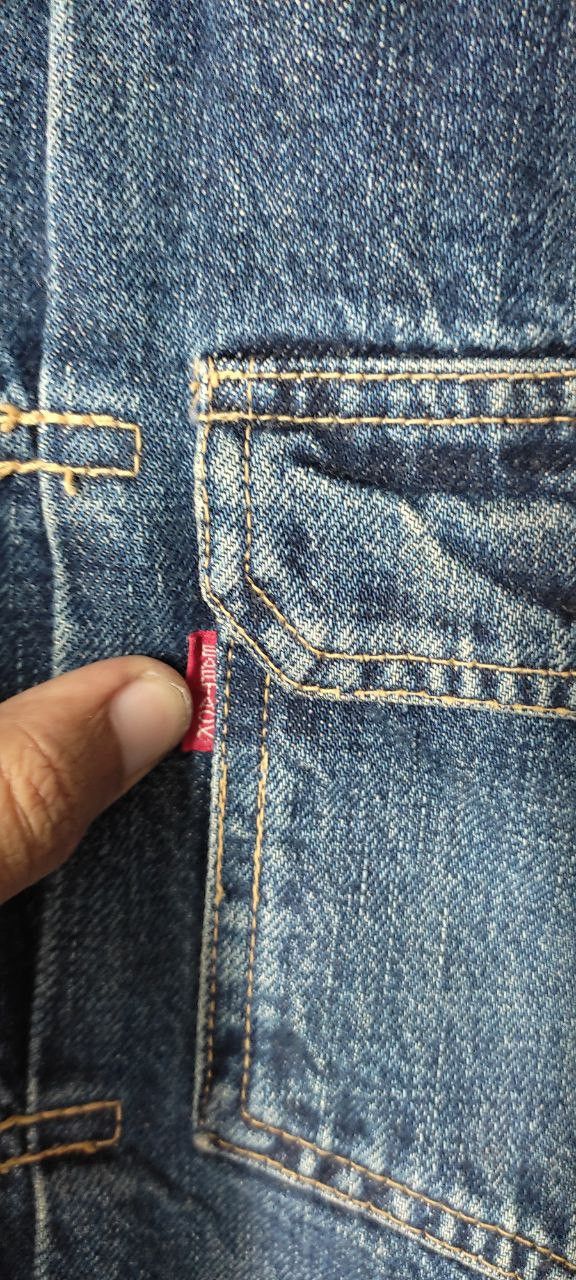 Japanese Brand VINTAGE BARTACK SELVADGE DENIM TRUCKER JACKET Size US M / EU 48-50 / 2 - 17 Thumbnail