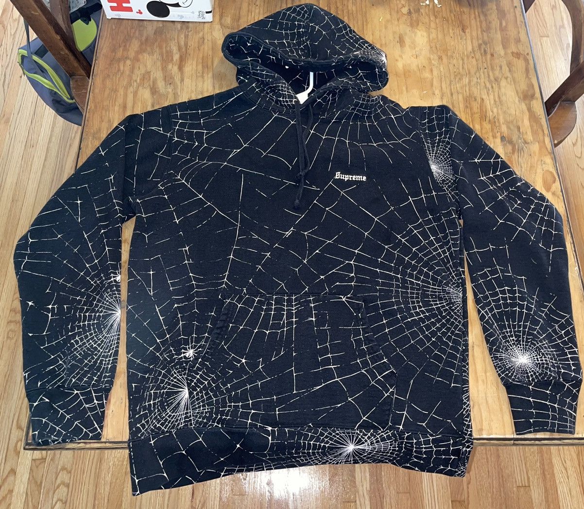 Supreme Supreme Spider Web Hoodie Grailed