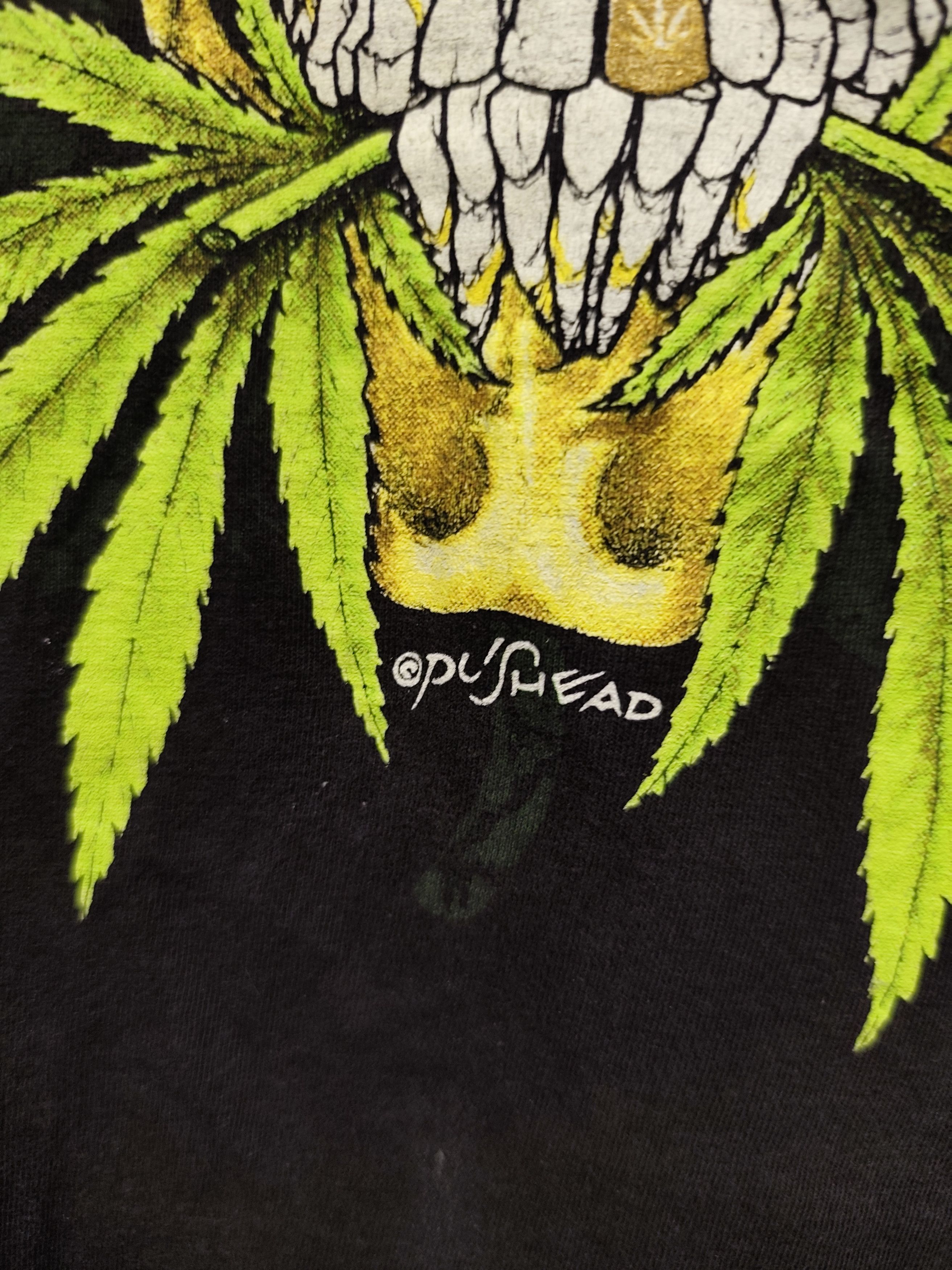 Dr. Dre × Rap Tees × Vintage Vintage T Shirt 90s Dr. Dre “In Bud We Trust” Pushead Size US L / EU 52-54 / 3 - 5 Thumbnail