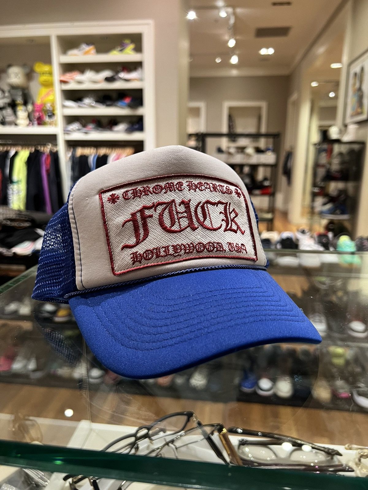 Chrome Hearts Fuck Trucker Hat | Grailed