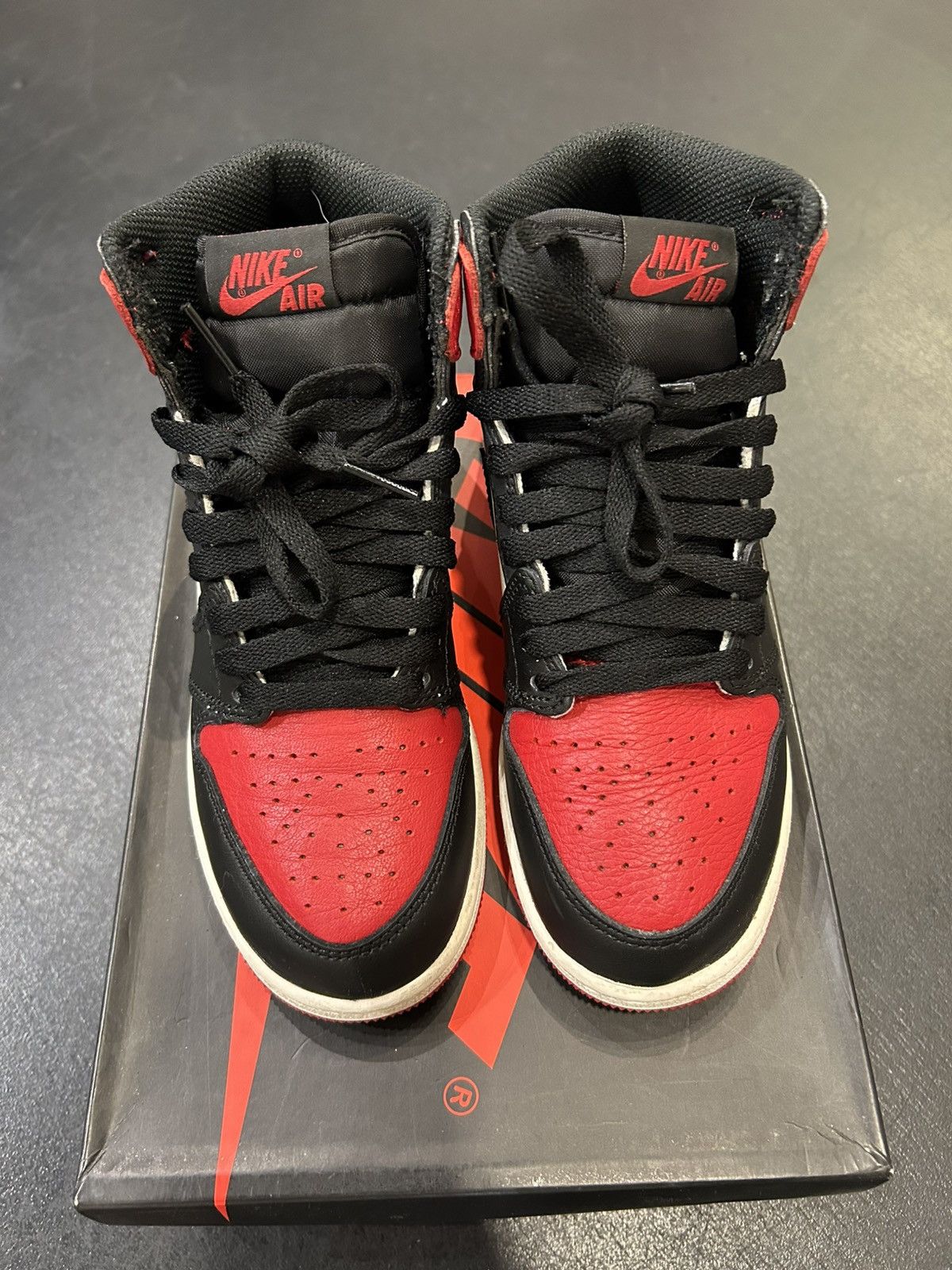 Jordan Brand Jordan 1 Retro ‘Chicago Bred Toe’ Size US 5 / EU 37 - 4 Thumbnail
