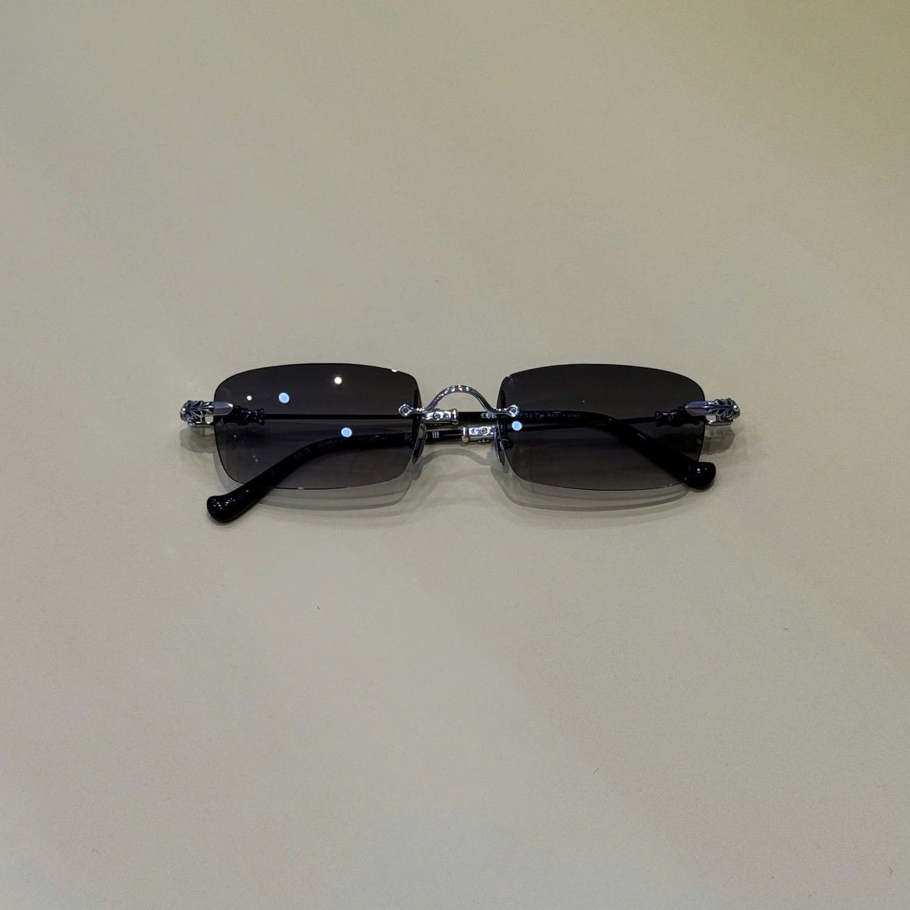 Chrome Hearts CHROME HEARTS PILLS III Shiny Silver-Black-Plastic-Sun Size ONE SIZE - 6 Thumbnail
