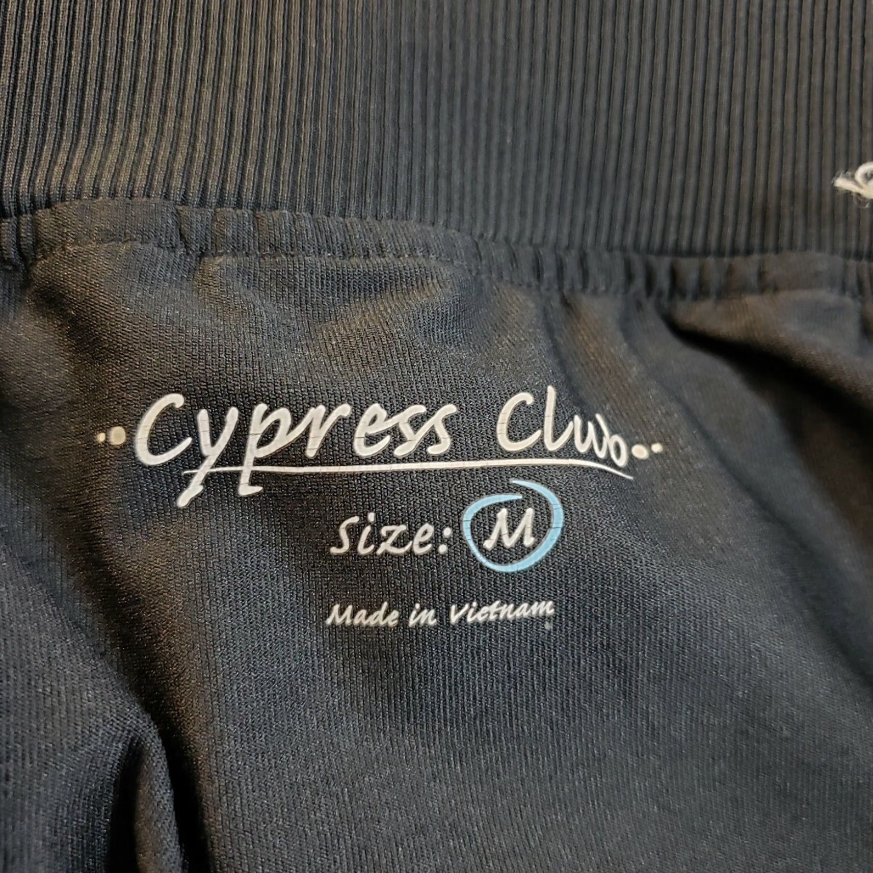 Vintage Cypress Club Womens Skort Sz Medium Pull On Pockets Black Gray Athletic Activewear Short Skirt Womens M Size ONE SIZE - 3 Thumbnail