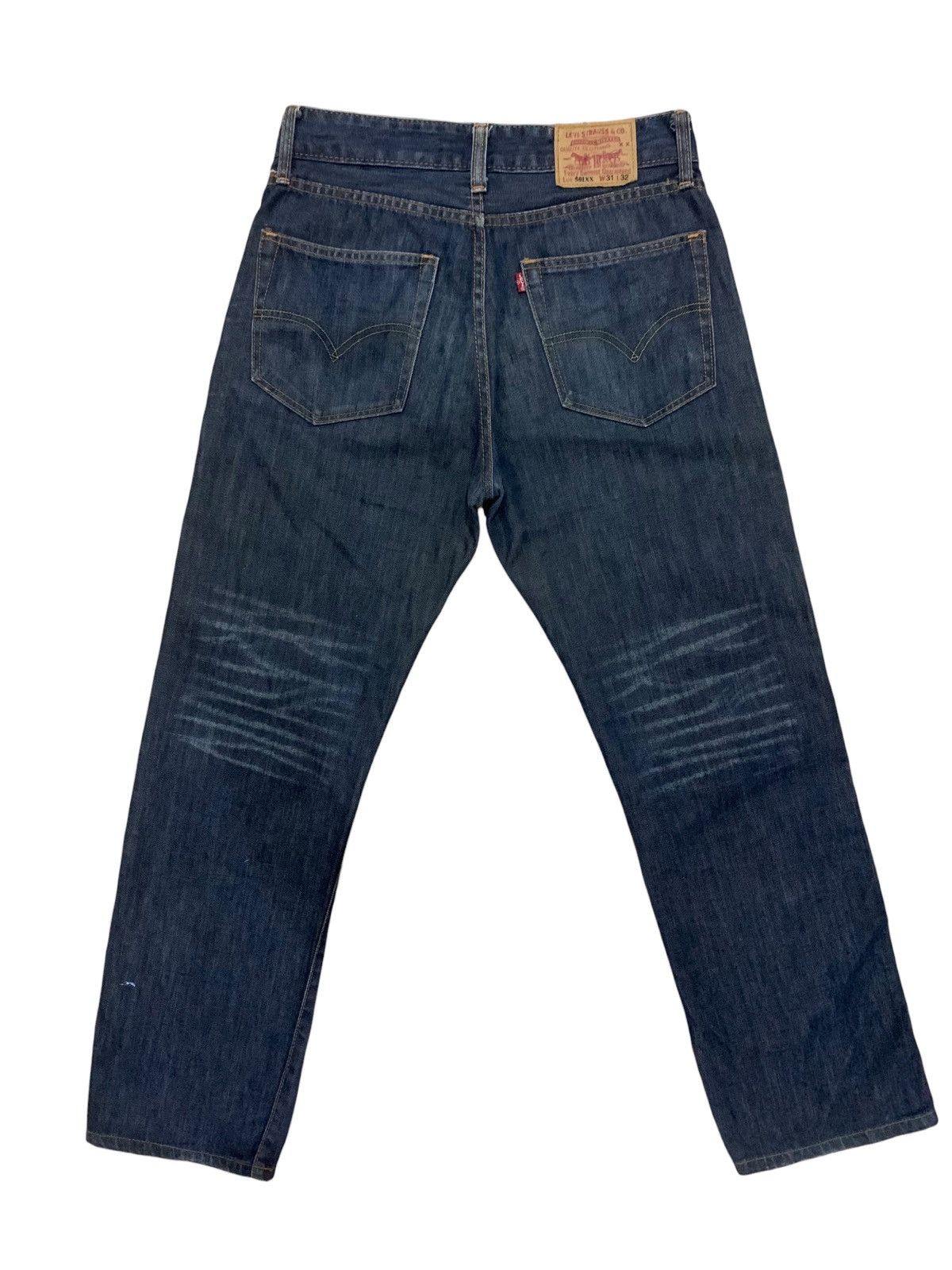 Levi's × Levi's Vintage Clothing Vintage 80s Levis 501 ButtonFly Dark Wash Jeans Size US 31 - 9 Thumbnail