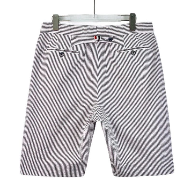 Thom Browne Thom Browne size2 Striped cotton casual shorts Size US 26 / EU 42 - 2 Thumbnail