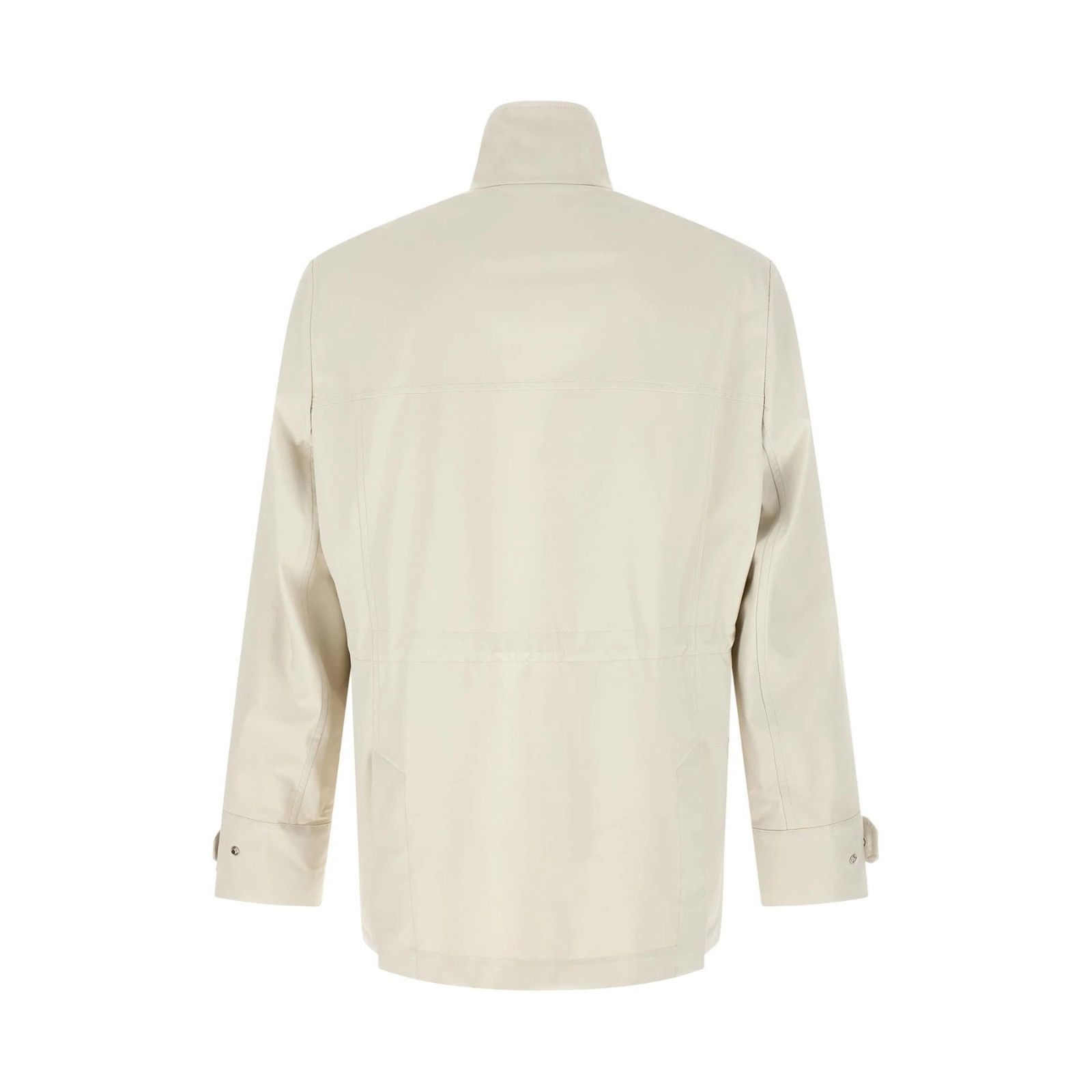 Brunello Cucinelli BRUNELLO CUCINELLI $5400 Off White Nylon Field Jacket New & Size US L / EU 52-54 / 3 - 2 Thumbnail