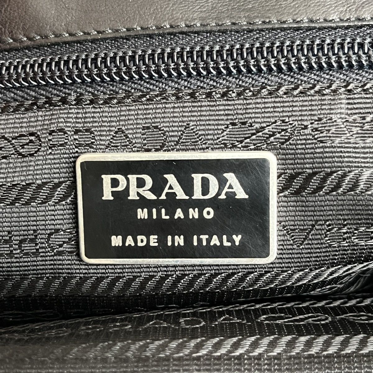 Prada Vintage Prada Iconic Nappa Leather Top Hand-Bag Size ONE SIZE - 4 Thumbnail