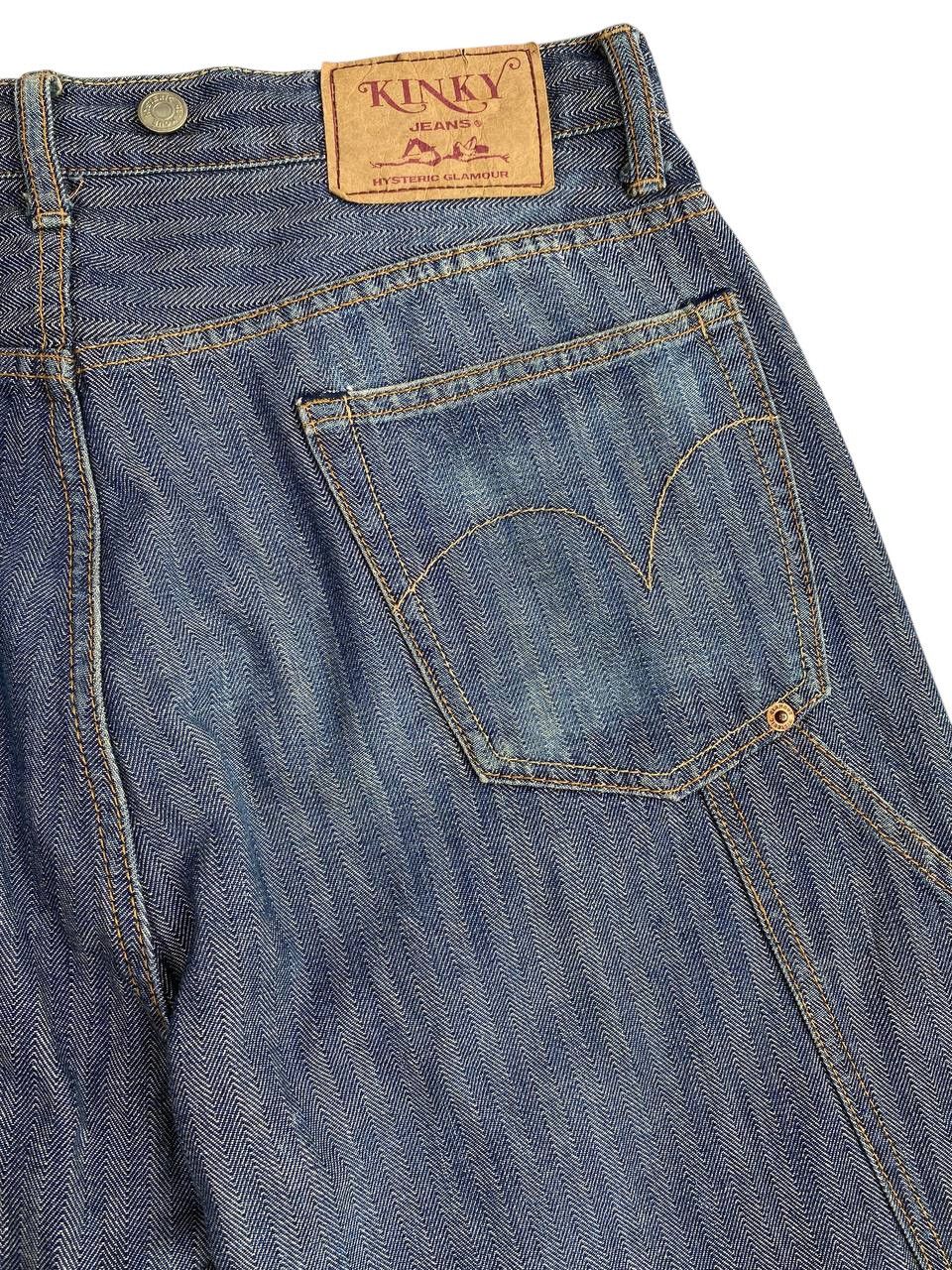 Hysteric Glamour 2000’s Hysteric Glamour Kinky Hickory Denim Size US 33 - 13 Thumbnail