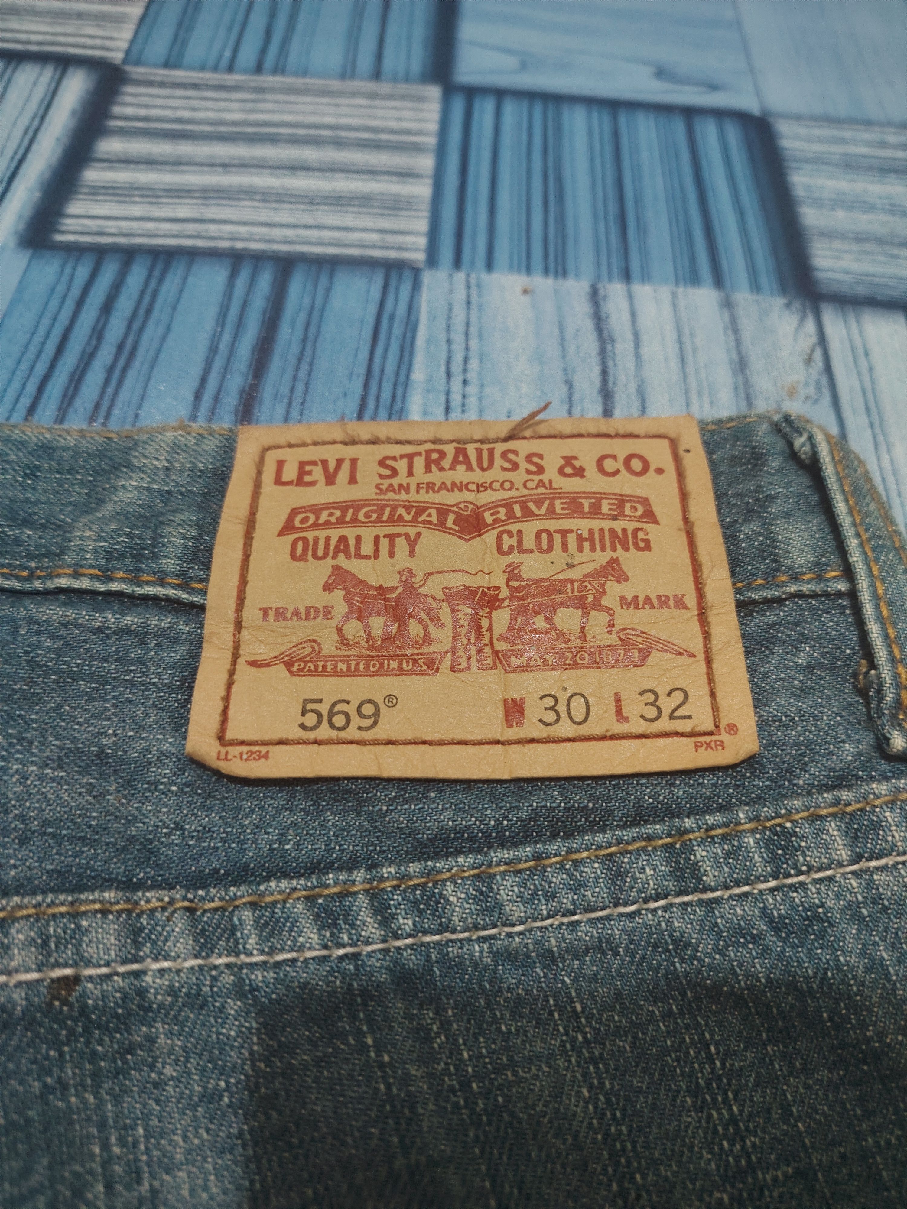Levi's Japanese Levi's Loose Straight Distressed Denim Size US 30 / EU 46 - 15 Thumbnail