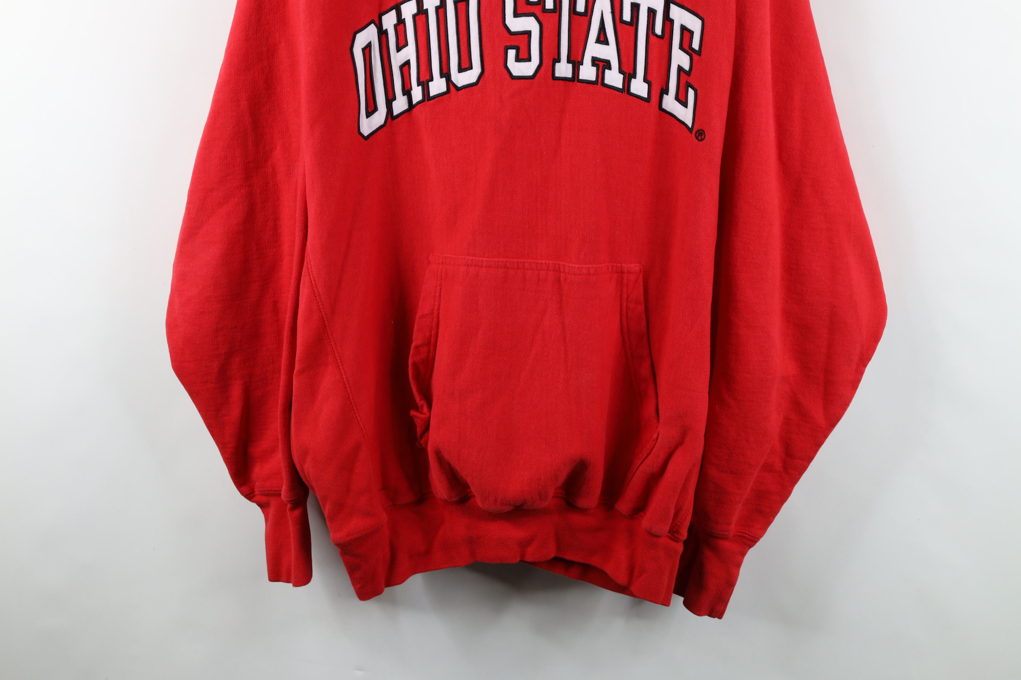 Vintage Vintage 90s Y2K University Heavyweight Hoodie Sweatshirt Size US XL / EU 56 / 4 - 3 Thumbnail