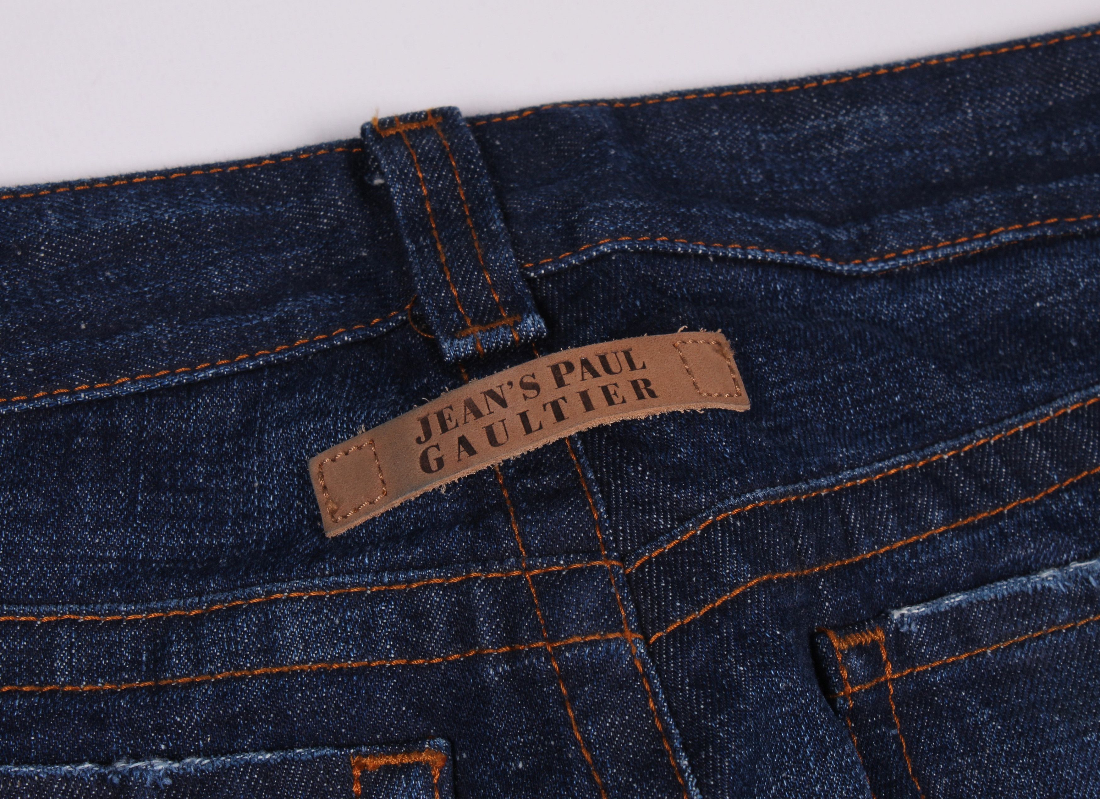Jean Paul Gaultier Vintage Jean Paul Gaultier Faded Dirty Bootcut Jeans Size 30" / US 8 / IT 44 - 8 Thumbnail