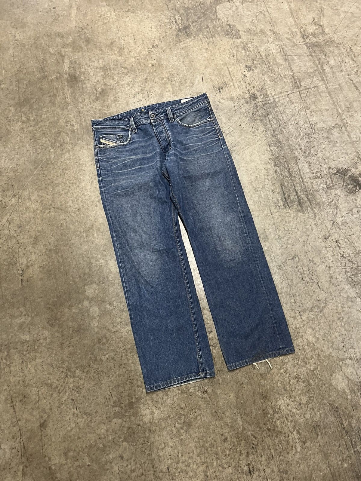 Diesel × Vintage Diesel vintage baggy fit denim jeans hype rare streetwear Size US 36 / EU 52 - 7 Thumbnail