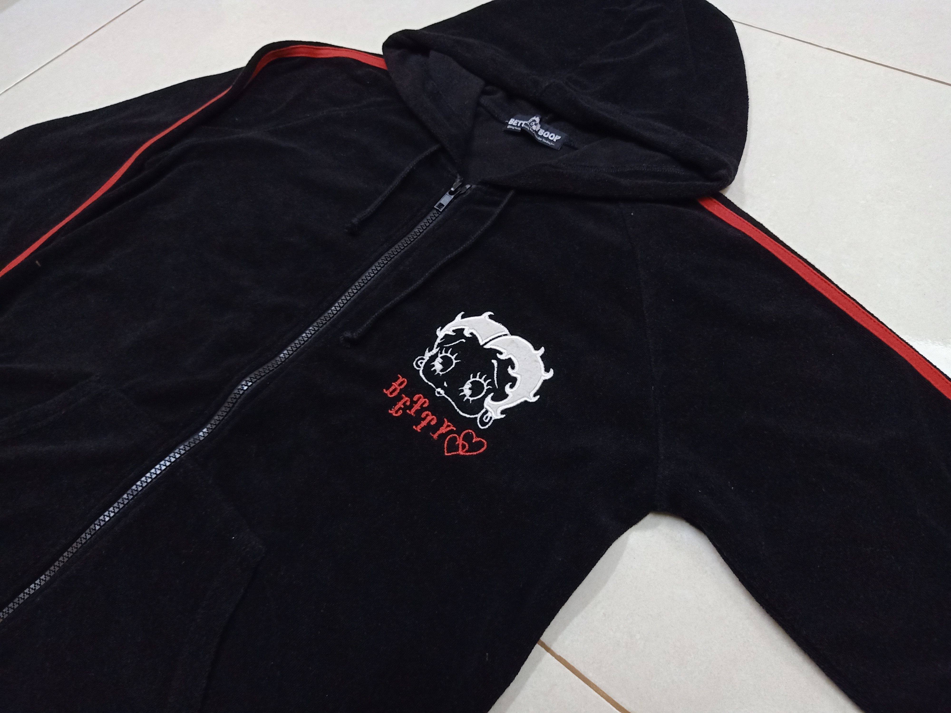 Cartoon Network BETTY BOOP Sexy Lady Embroidered Big Graphics Fleece Hoodie Size L / US 10 / IT 46 - 7 Thumbnail