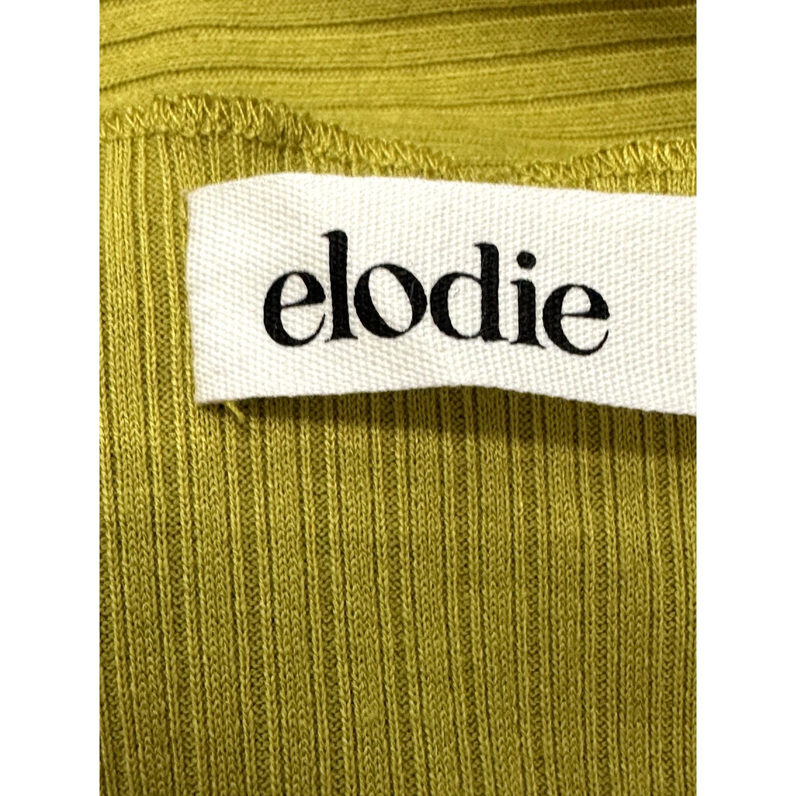 Other Elodie Cardigan Sweater Tie Ribbed Cropped Length Yellow L Size L / US 10 / IT 46 - 8 Thumbnail