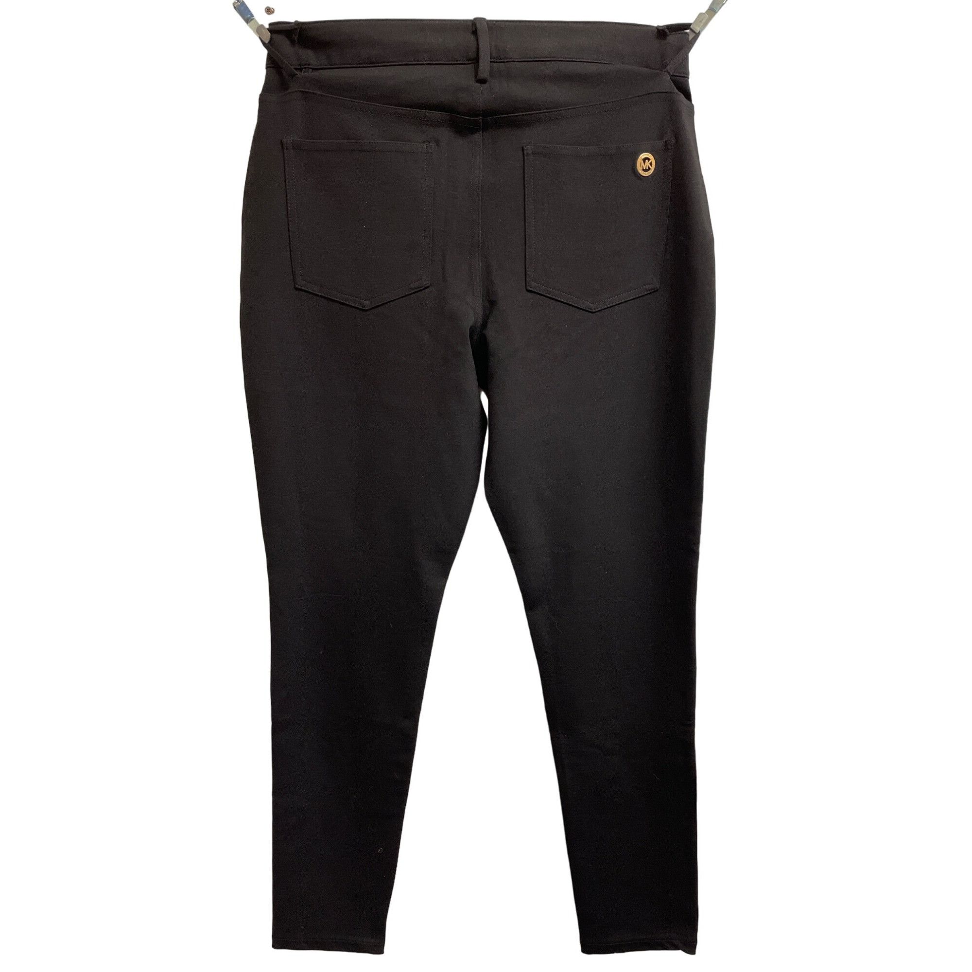 Michael Kors Michael Kors Women's Black Stretch Pants Size M SKU 1333 Size 29" - 2 Thumbnail