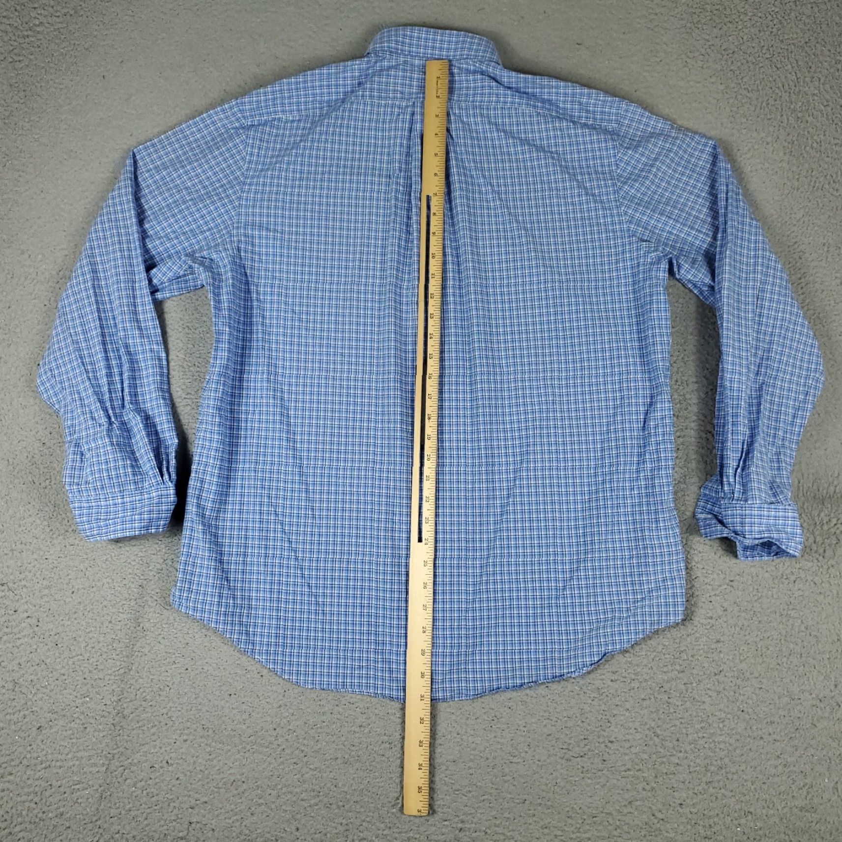 Ralph Lauren Ralph Lauren Shirt Mens XL Blue Plaid Button Up Long Sleeve Cotton Classic Preppy Logo Button-Down Size US XL / EU 56 / 4 - 6 Thumbnail