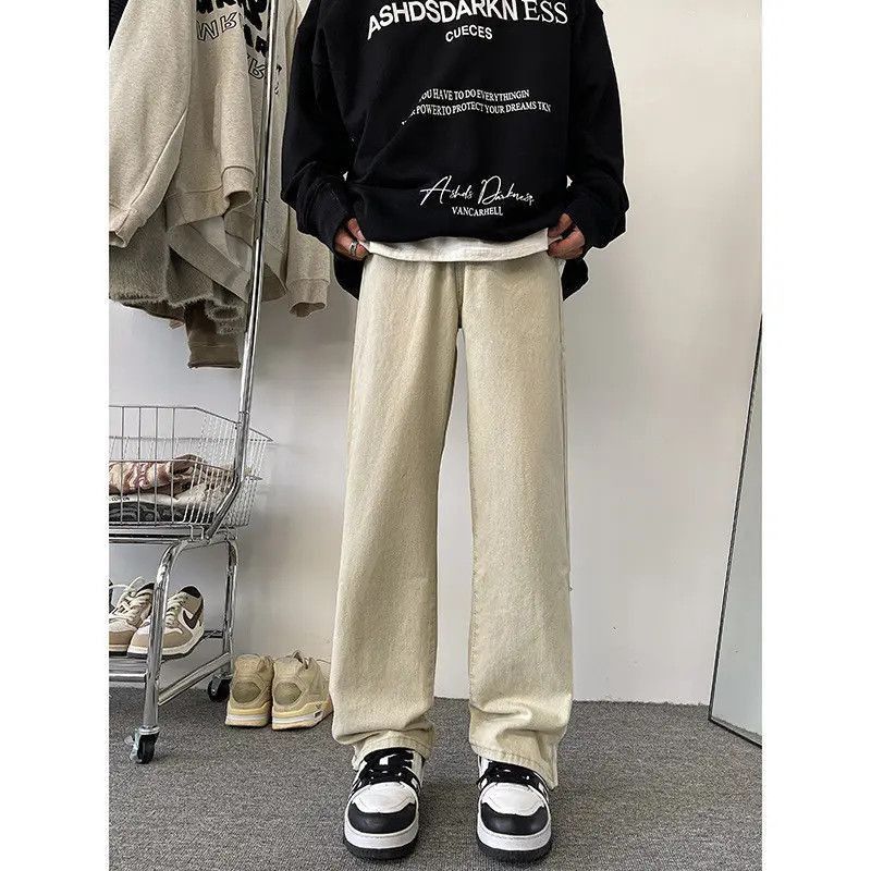 Japanese Brand Retro loose wide leg zipper jeans Size US 32 / EU 48 - 4 Thumbnail