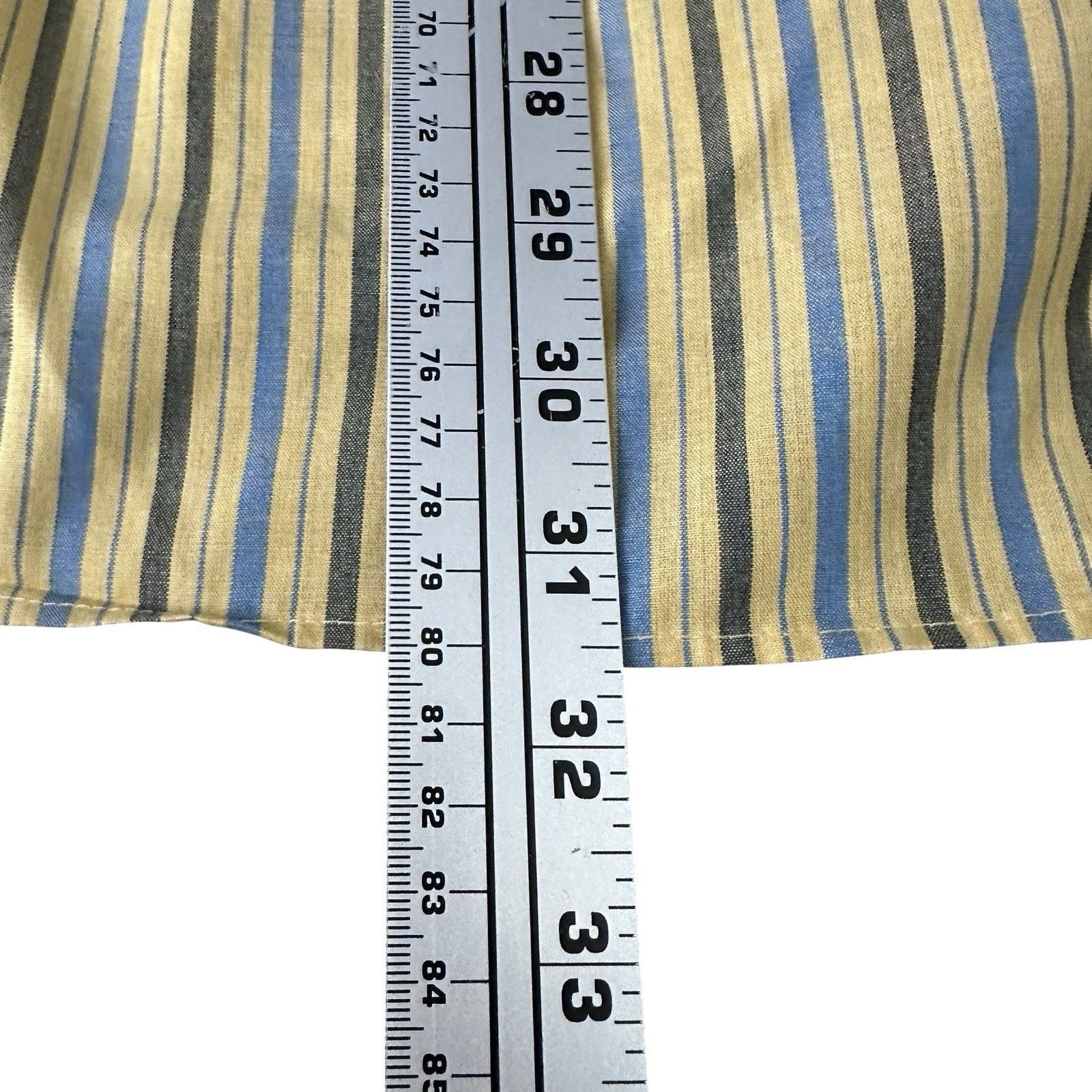 Other VTG Jack Parrish Shirt Men 15.5 Yellow Stripe Pointed Dagger Size US M / EU 48-50 / 2 - 9 Thumbnail
