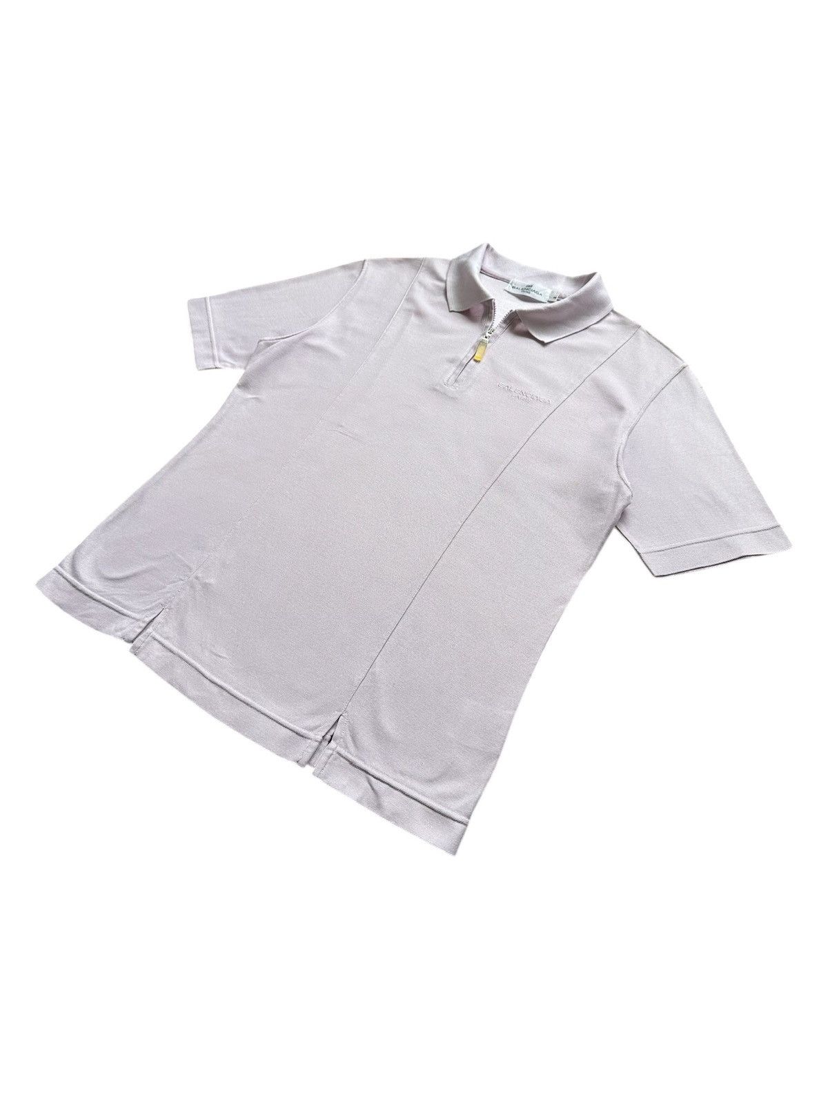Balenciaga 90’s Balenciaga polo zipper up tee Size US S / EU 44-46 / 1 - 2 Thumbnail