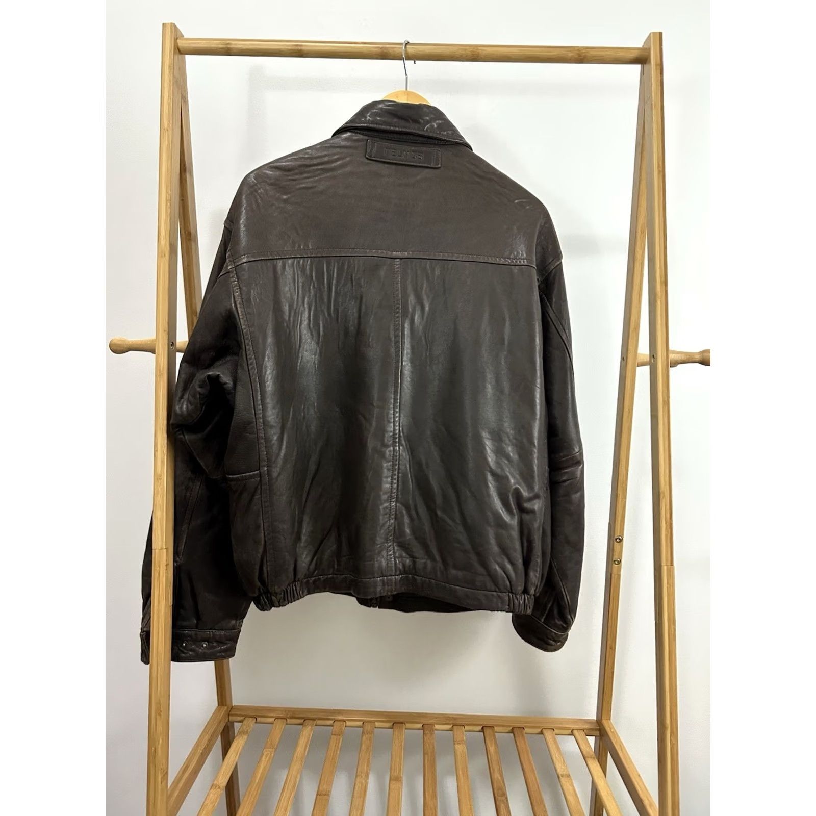 Nautica VTG Nautica Men's Bomber Jacket Leather Brown Size 42 Size US XS / EU 42 / 0 - 2 Thumbnail
