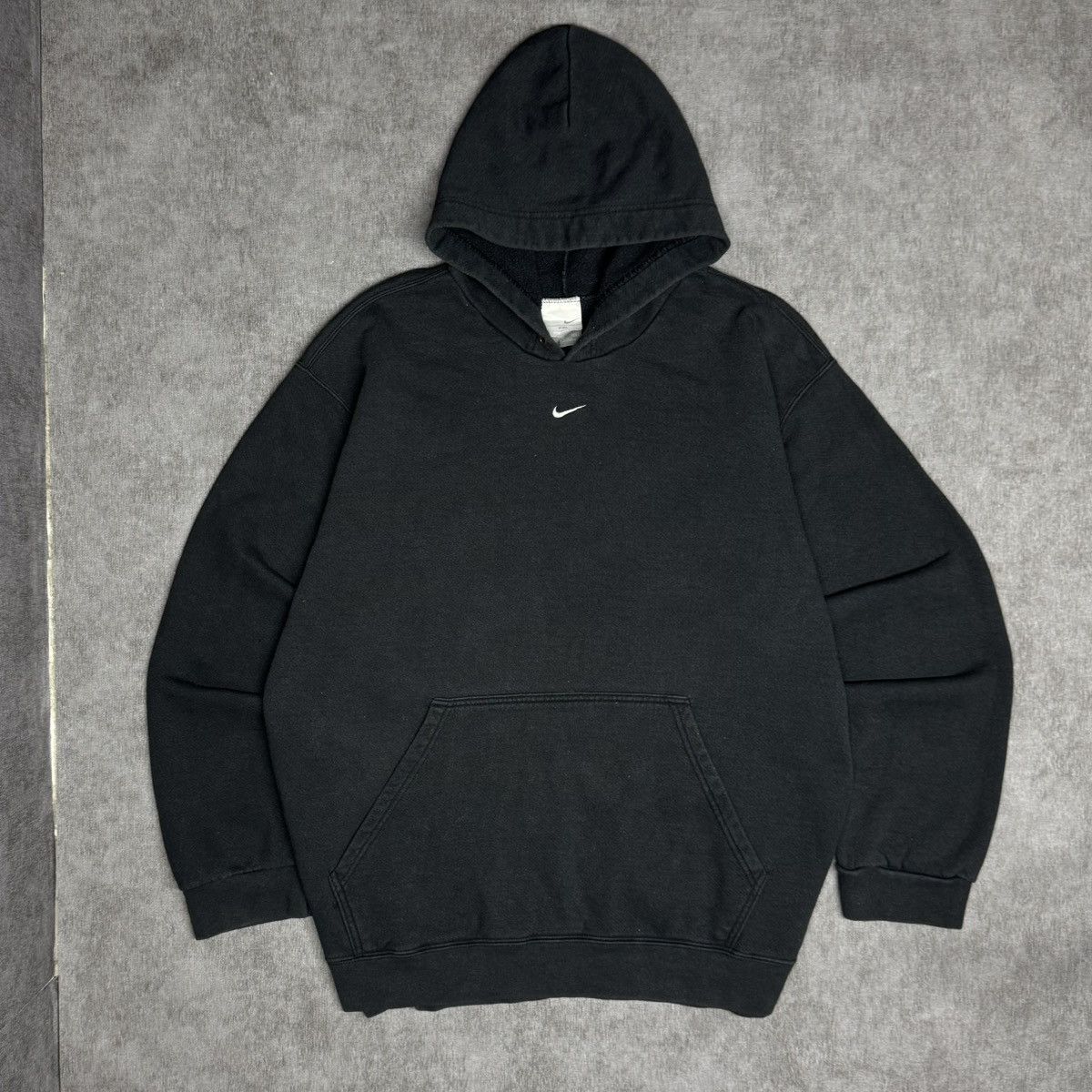 Nike × Vintage Vintage Nike Center Swoosh hoodie Size US XXL / EU 58 / 5 - 1 Thumbnail