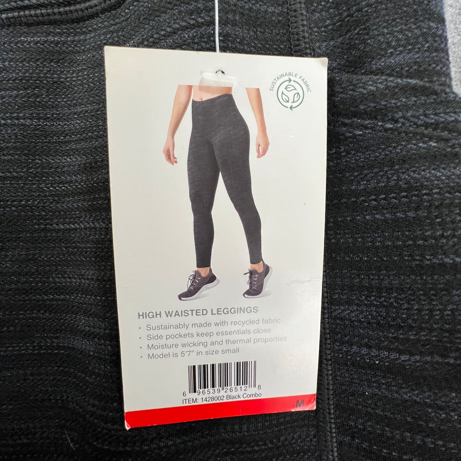 Other MONDETTA Black High Waisted Leddings Women's Size Medium Size 28" / US 6 / IT 42 - 4 Thumbnail