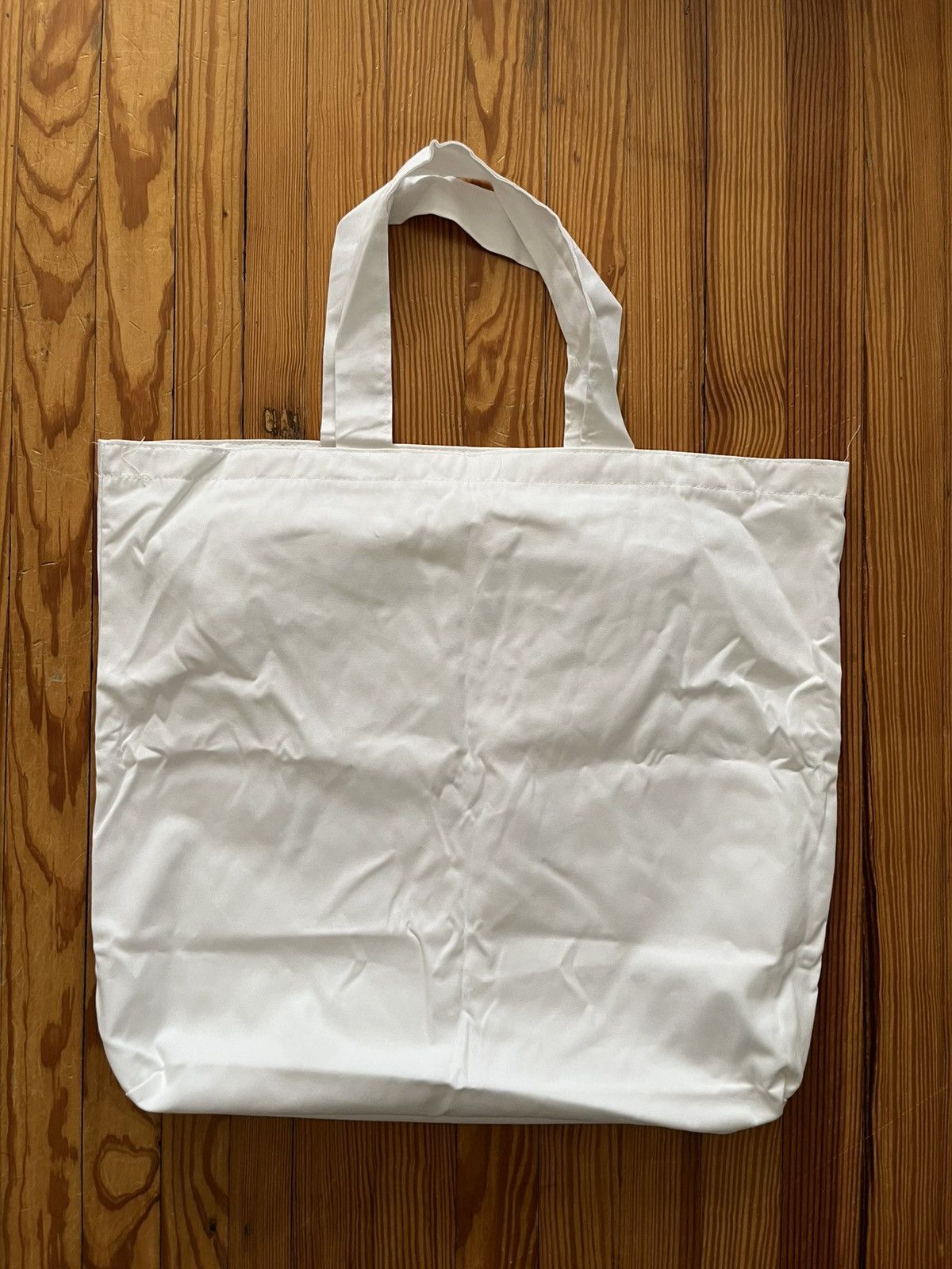Guidi Guidi Canvas Logo Tote Bag XL White Size ONE SIZE - 3 Thumbnail