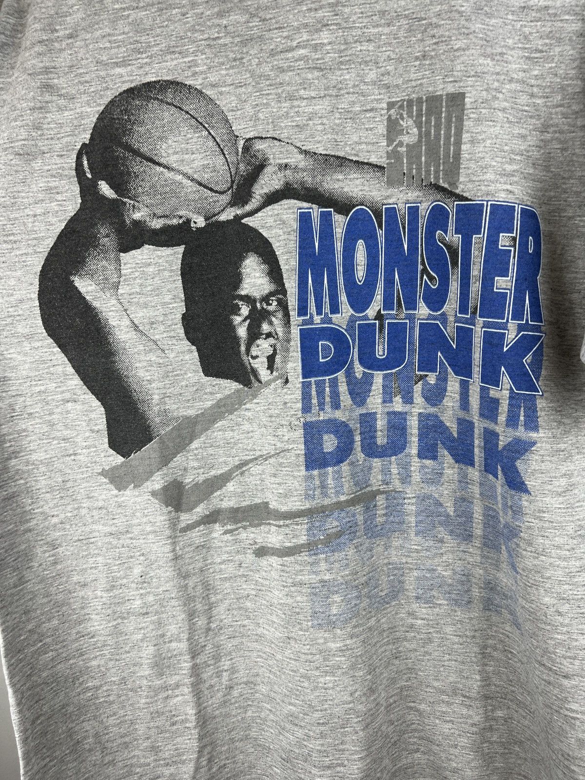 NBA × Reebok × Vintage VTG Reebok Shaq 1992 Monster Dunk Shaquille O'Neal TEE Size US XL / EU 56 / 4 - 2 Thumbnail