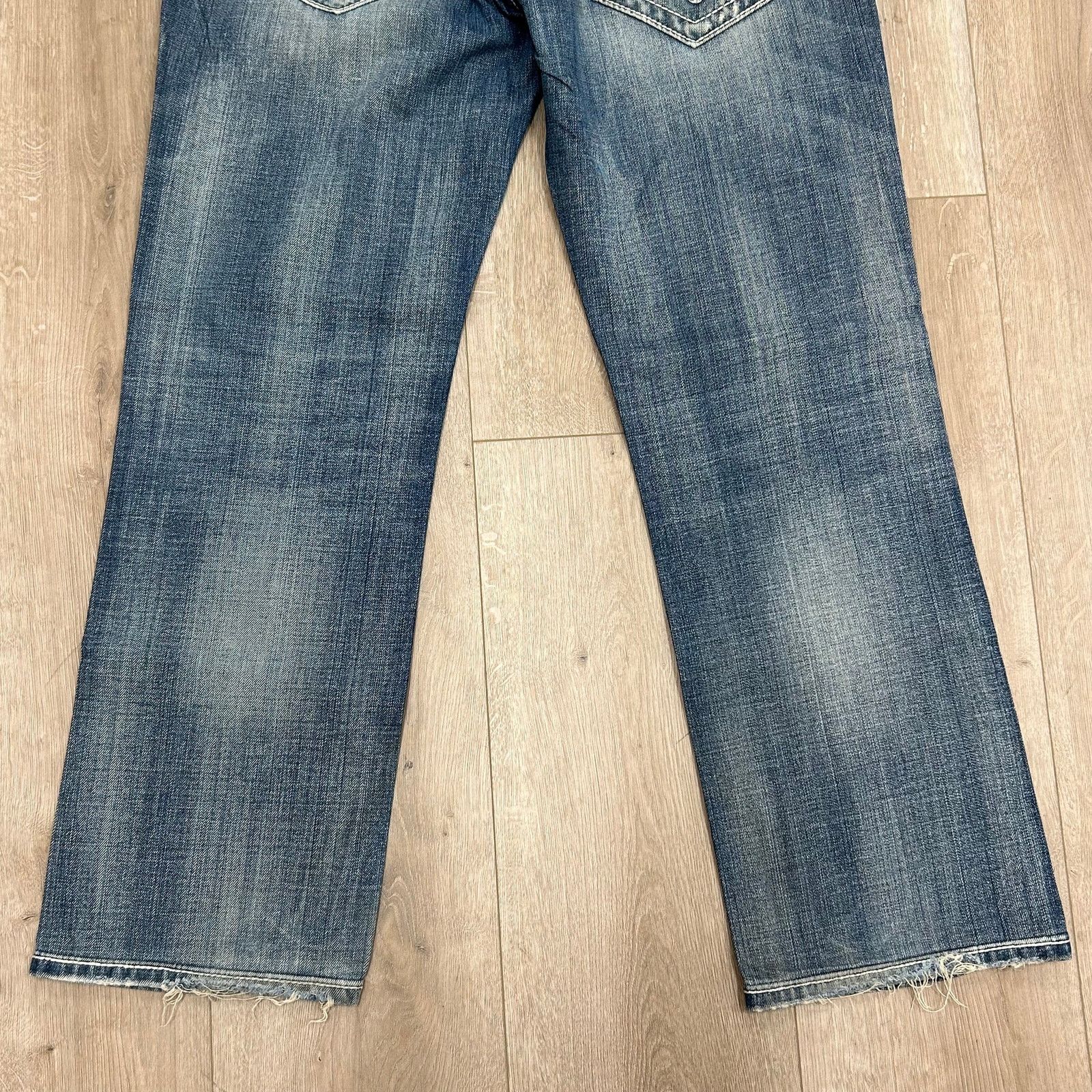 Rock Revival Rock Revival Freddie Straight Denim Jeans Distressed Size 34 Size US 34 / EU 50 - 3 Thumbnail
