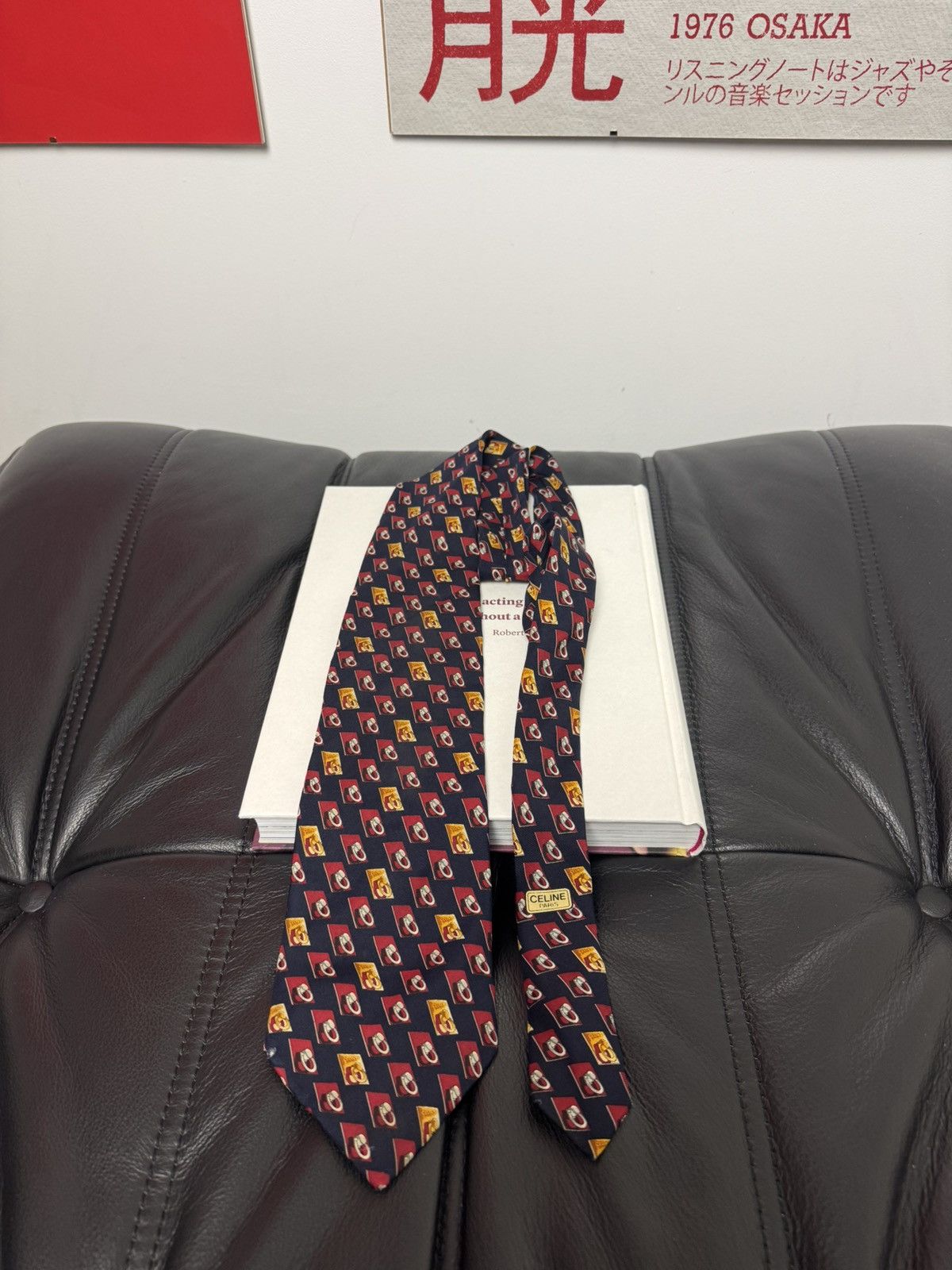 Celine Vintage Celine Paris luxury silk tie designer high end rare Size ONE SIZE - 1 Thumbnail