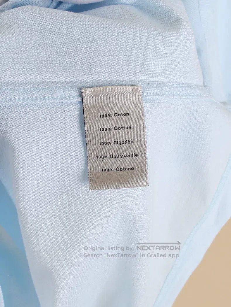 Hermes Hermes Mens Cotton Short Sleeve T-Shirt with Grey Collar E Size US S / EU 44-46 / 1 - 8 Thumbnail
