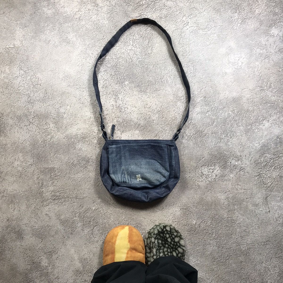 Vintage Vintage 90s Japanese Striped Crossbody Bag Tactical Y2K OS Size ONE SIZE - 6 Thumbnail