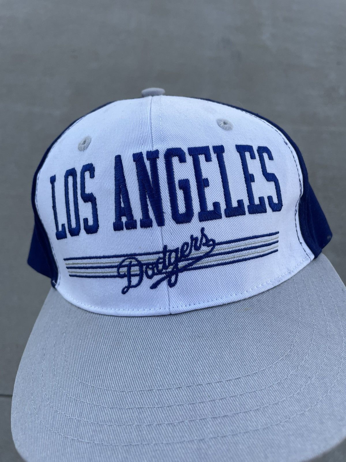 MLB × Vintage Vintage LA Dodgers Snapback Baseball Hat Size ONE SIZE - 4 Thumbnail